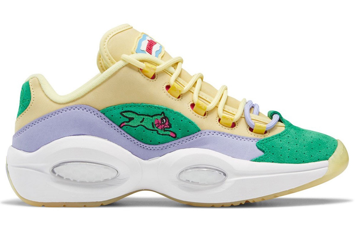 Reebok BBC Ice Cream x Question Low 'Yellow Lilac Glow' FZ4345 - 2