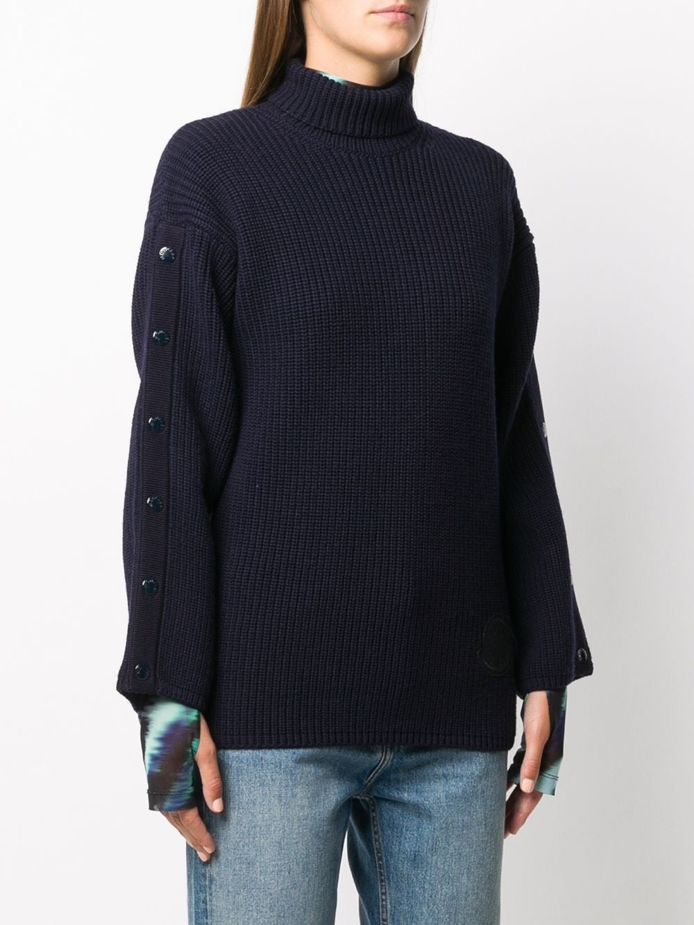 ribbed rollneck jumper - 3