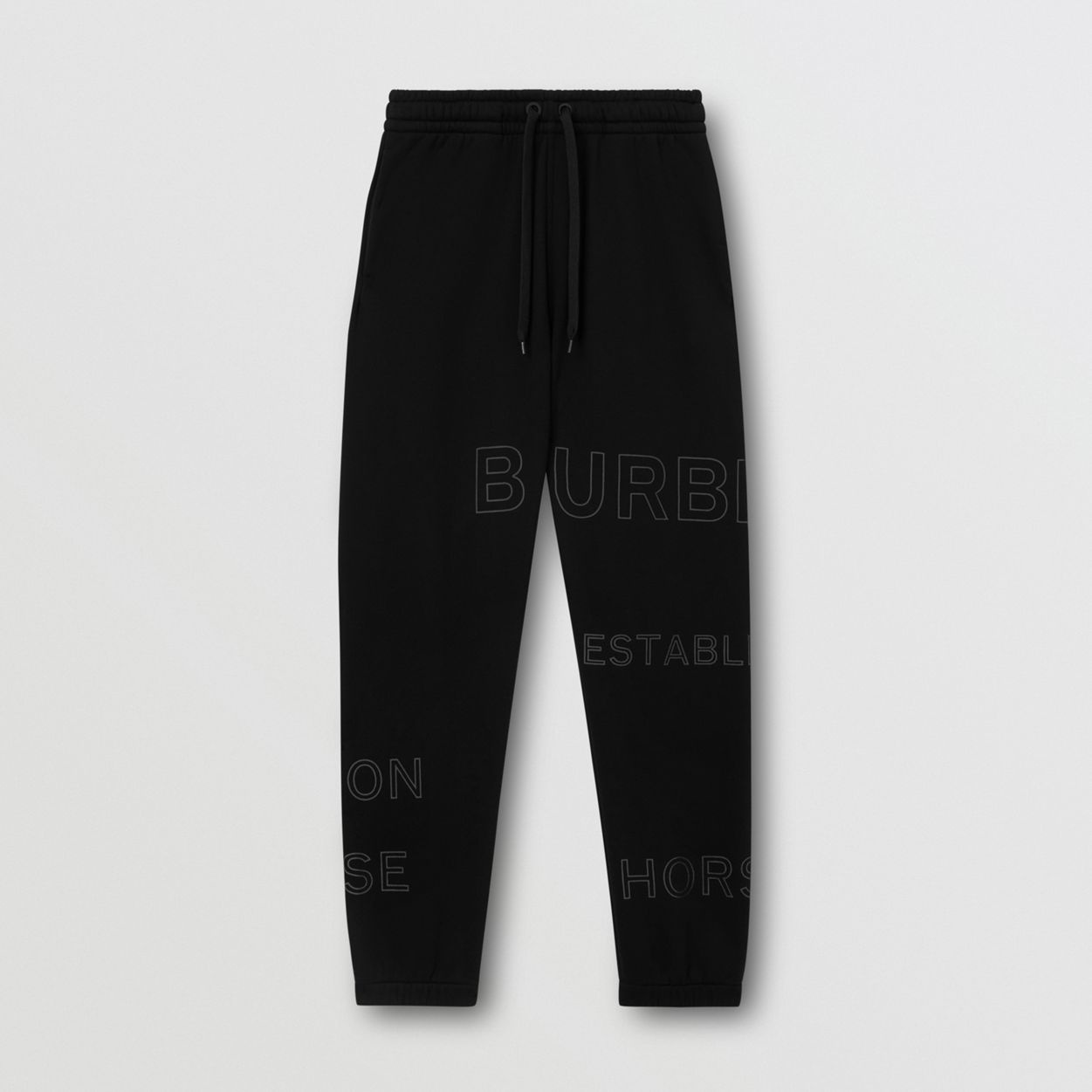 Horseferry Print Cotton Jogging Pants - 1