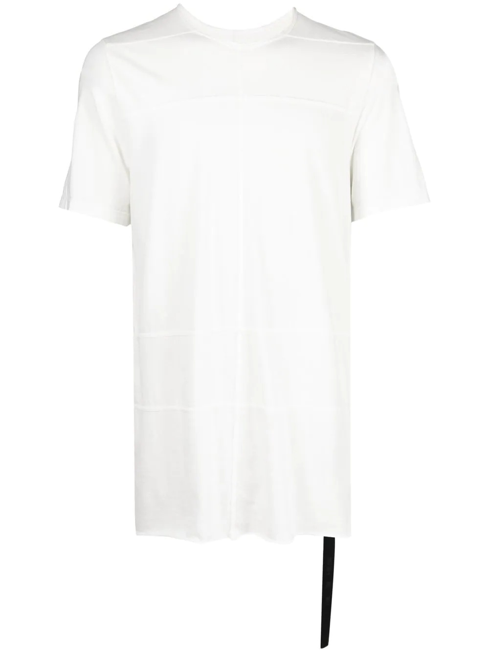 seam-detail short-sleeve T-Shirt - 1