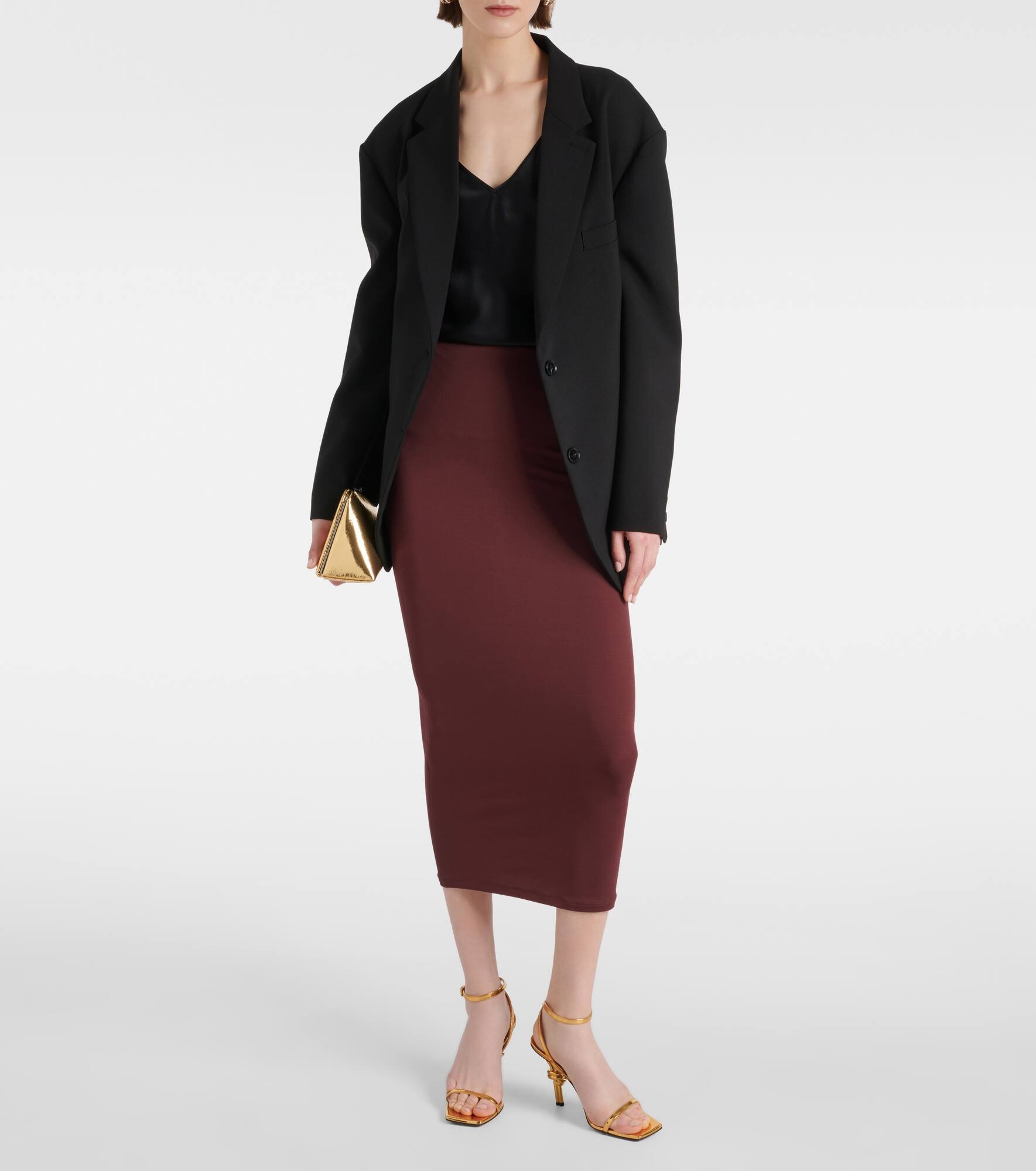 Jersey pencil skirt - 2