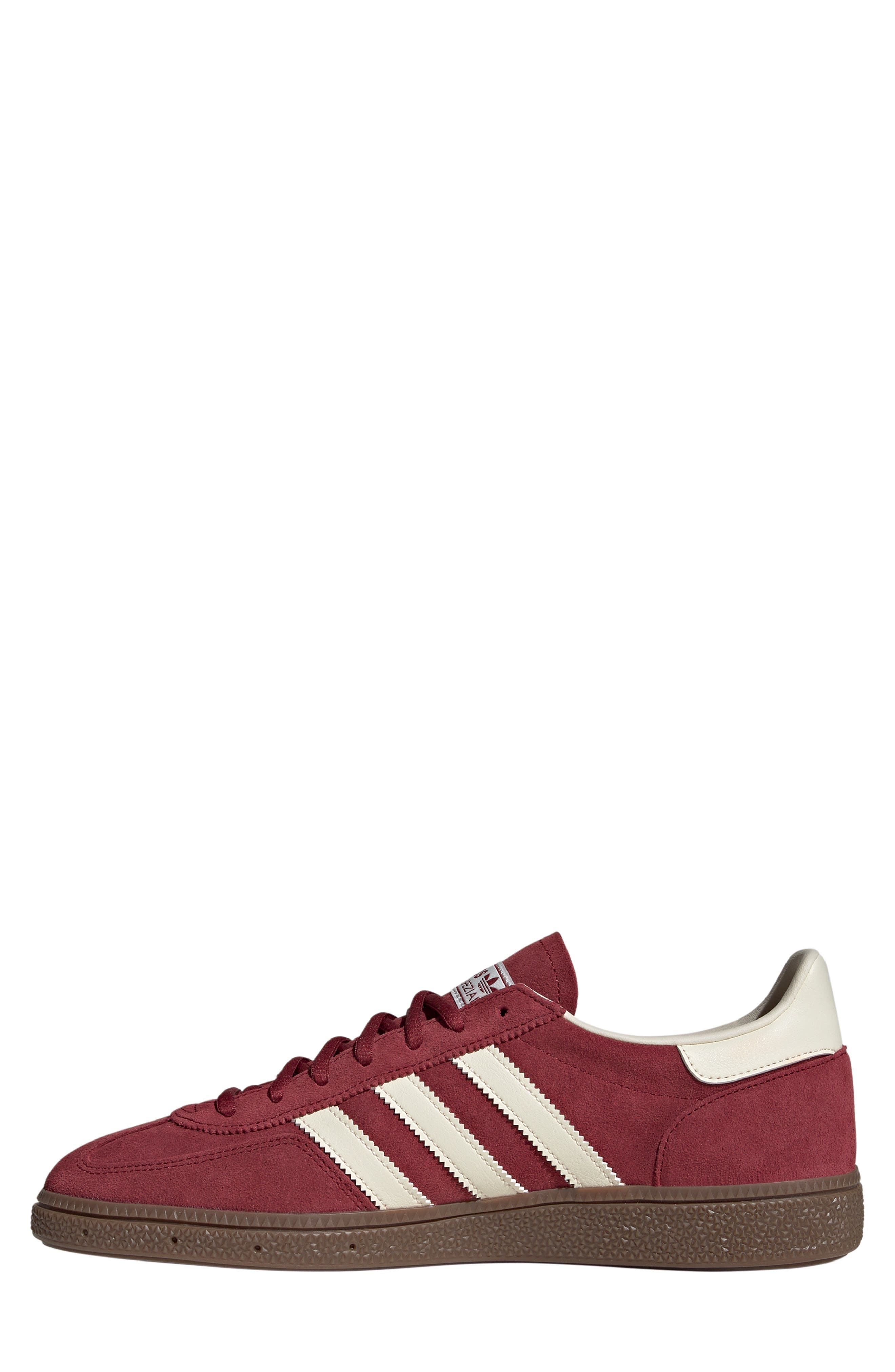 adidas Gender Inclusive Handball Spezial Sneaker in Noble Maroon/Cream White/Gum at Nordstrom - 6