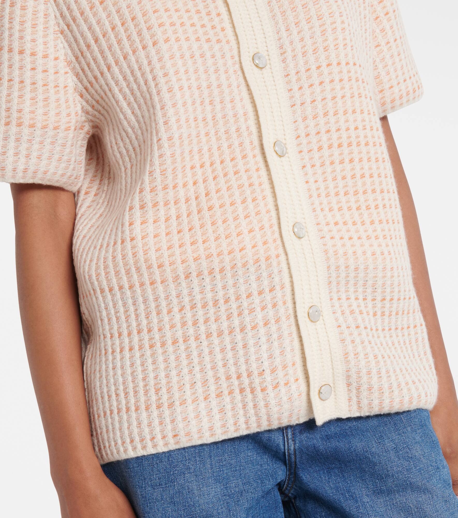 Noble ribbed-knit cashmere shirt - 5