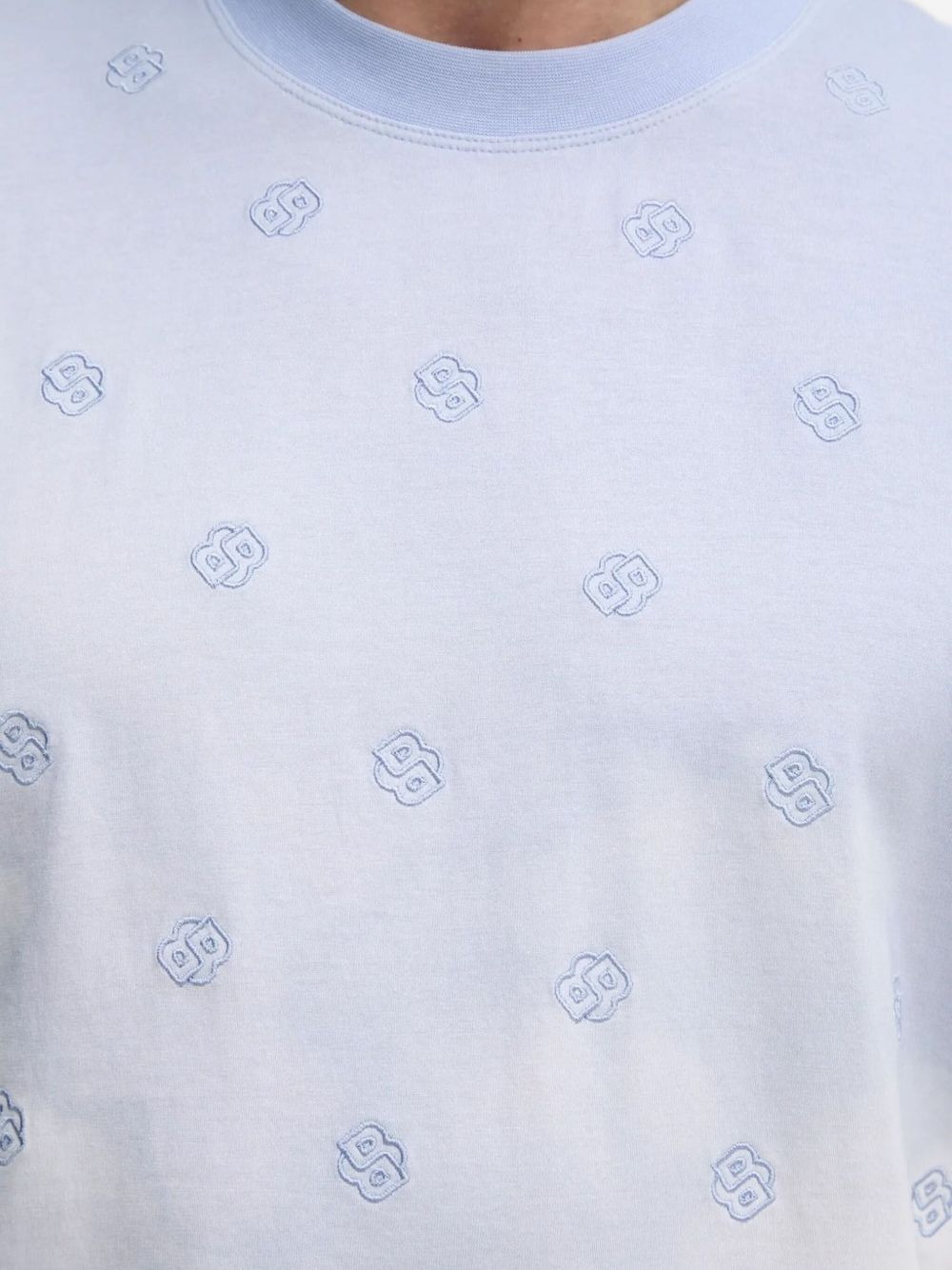 logo-embroidered T-shirt - 4