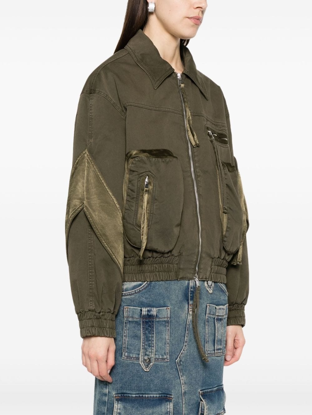 satin-inserts bomber jackets - 3