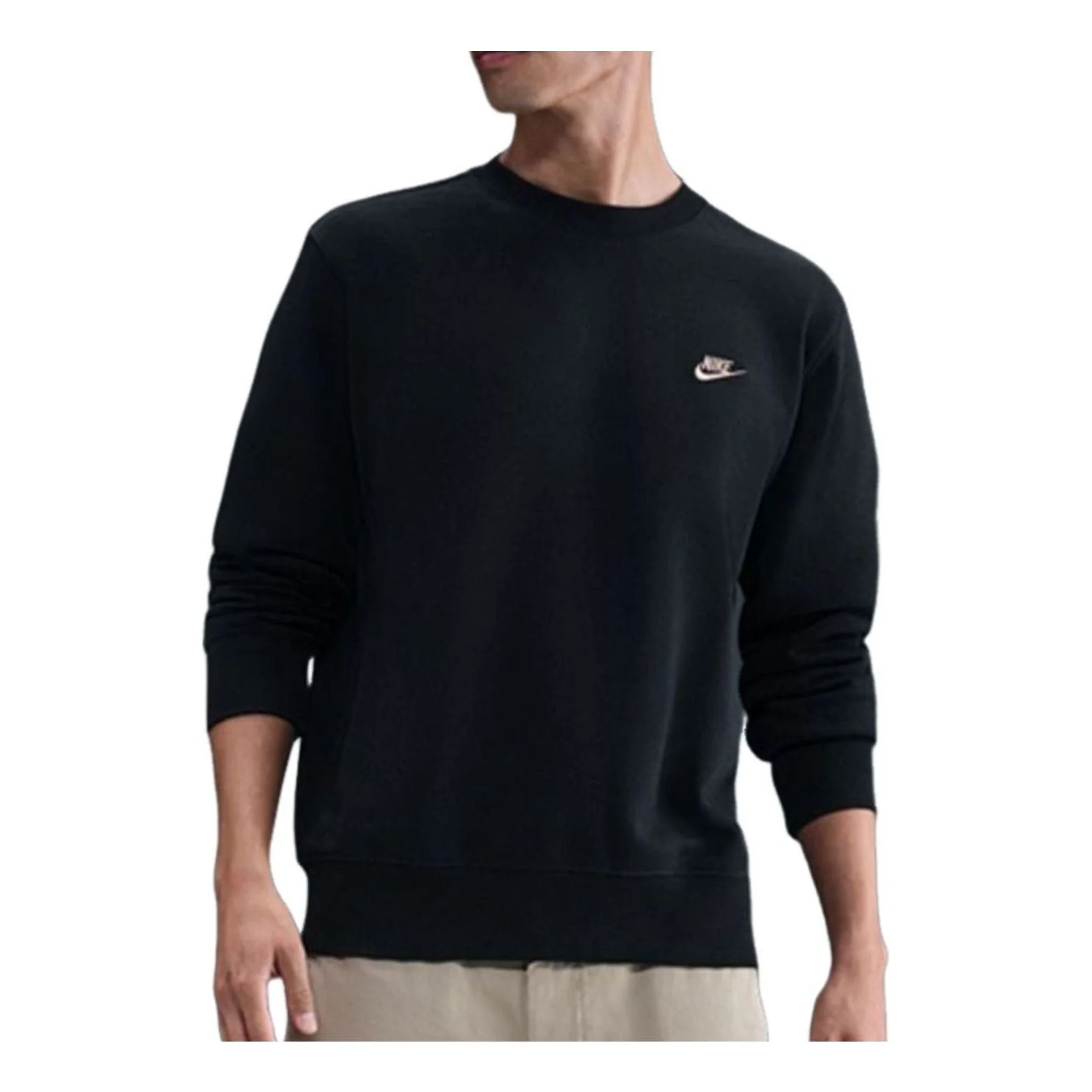 Nike Club BB Crew Neo Varsity Sweatshirt 'Black' IB3304-010 - 1