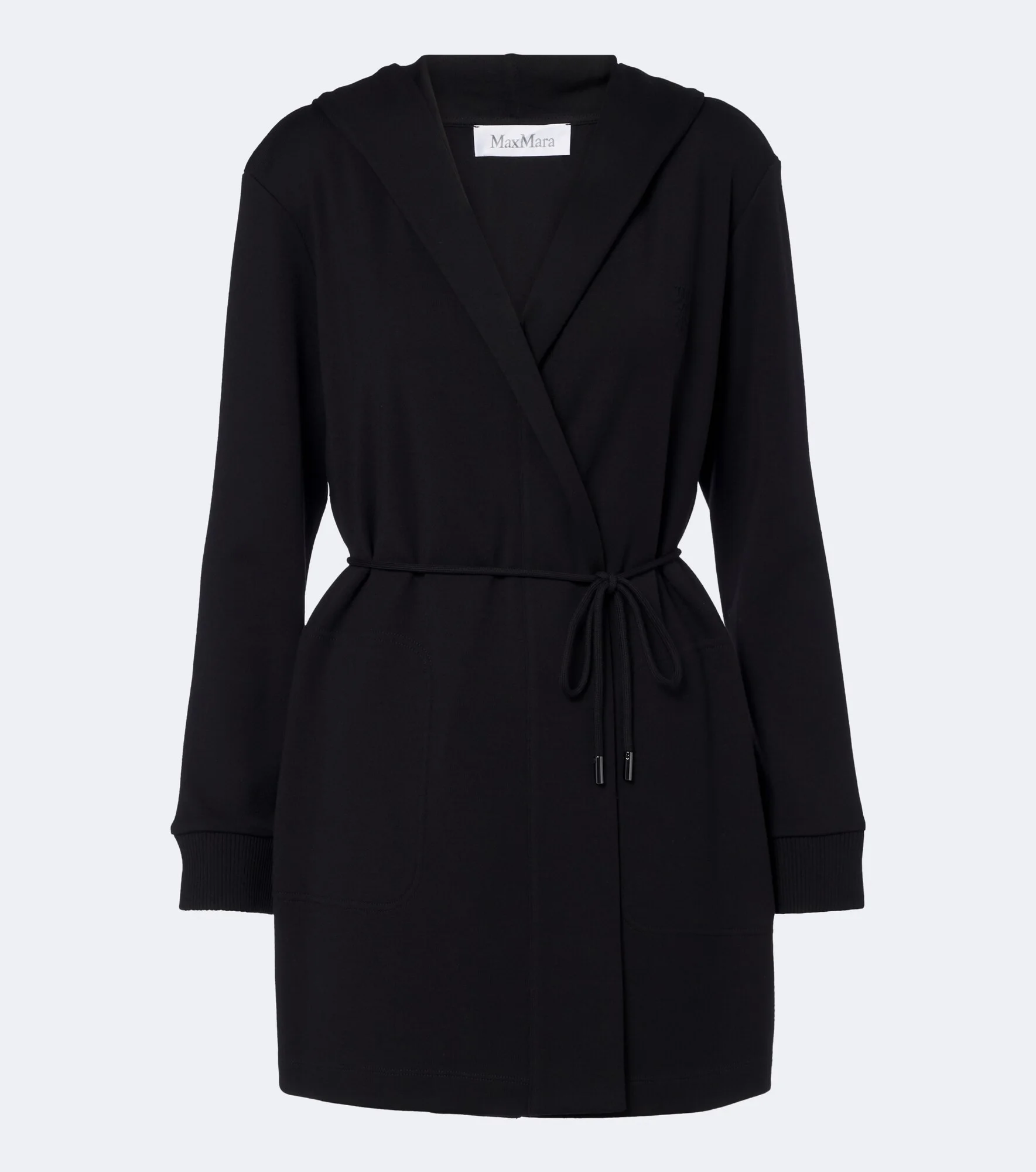 Virgin wool wrap coat - 1