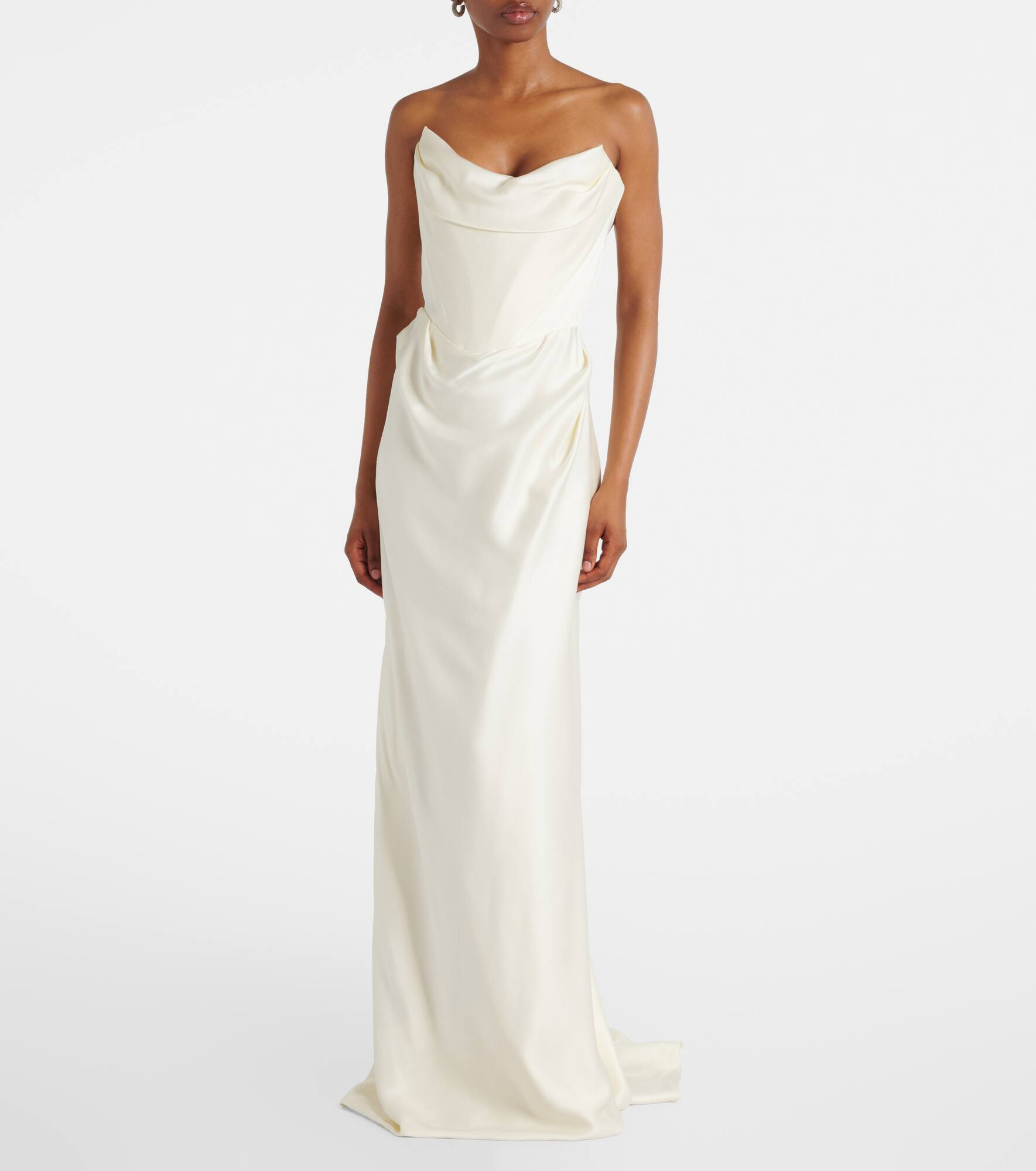 Bridal Galaxy crêpe satin corset gown - 2