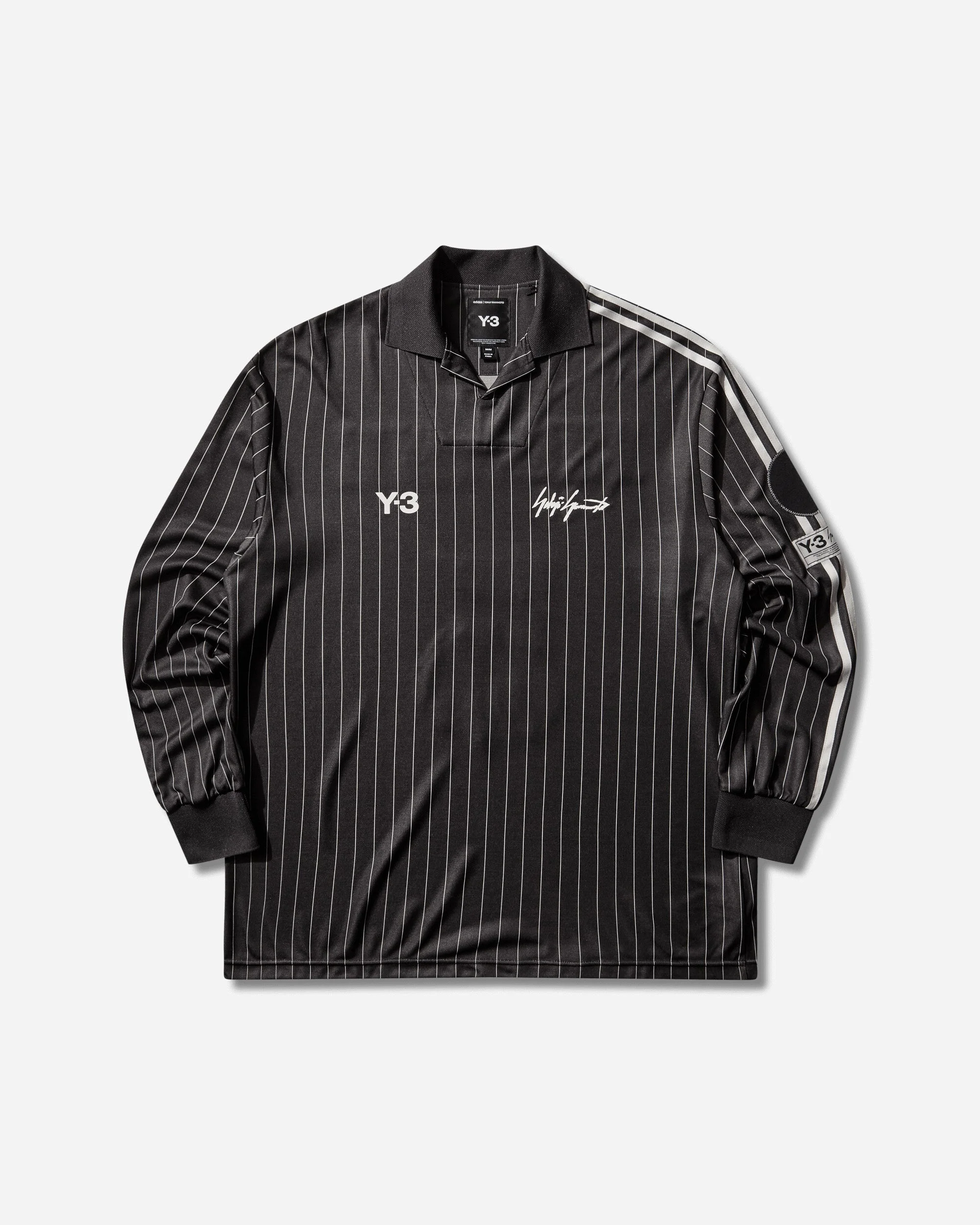 Y-3 Zinedine Zidane Football Longsleeve Jersey Black - 1