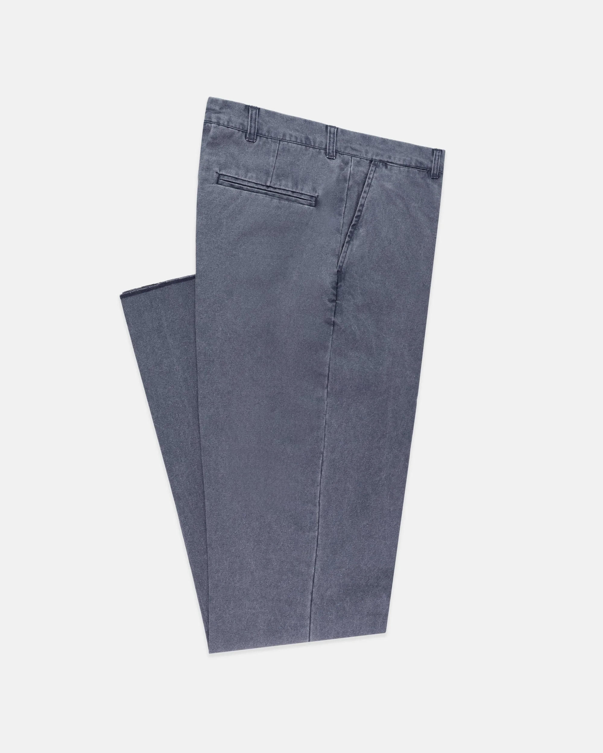 NAVY WASHED CANVAS CAPE COD PANT - 1