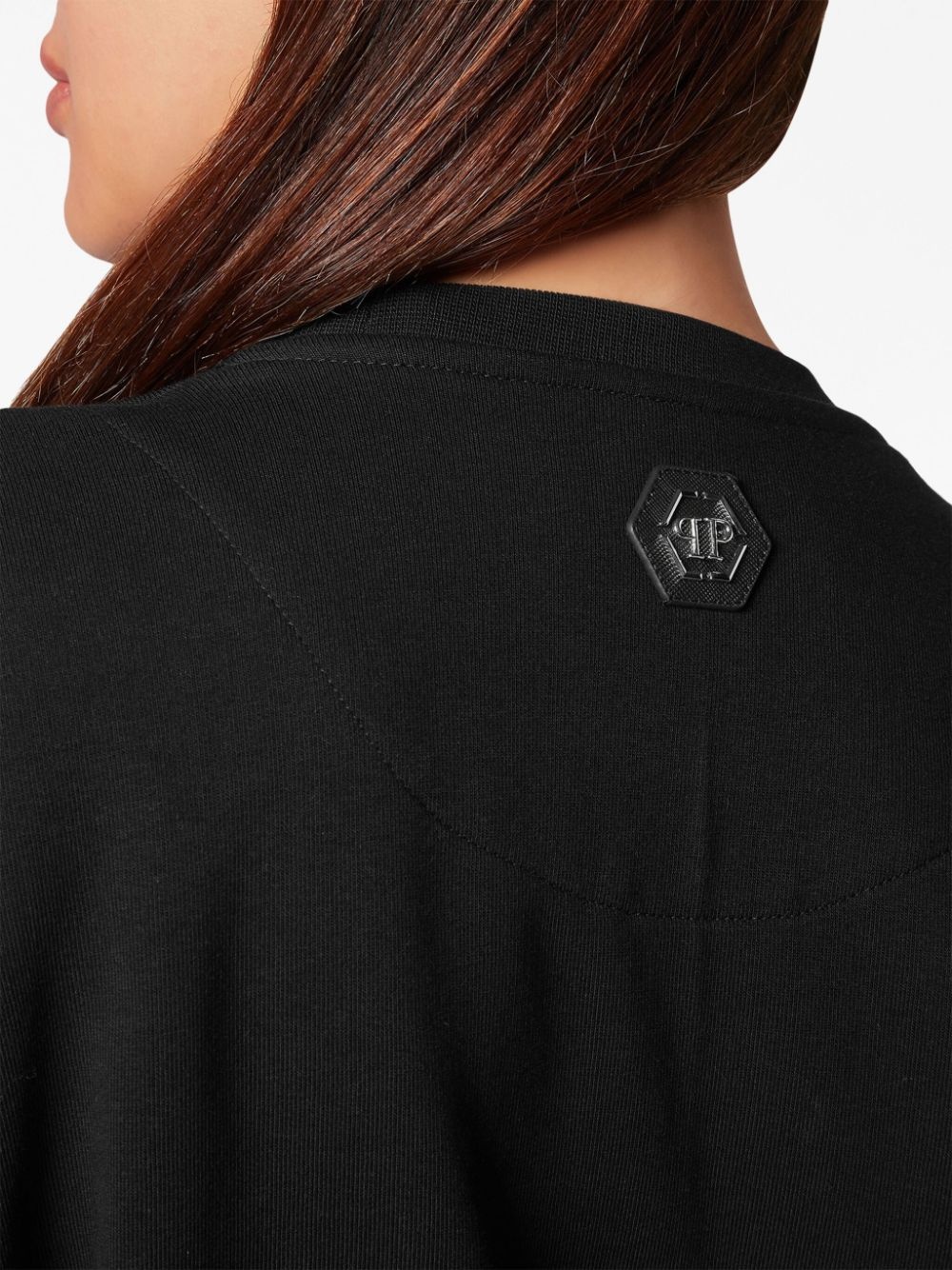 logo-embellished layered sweatshirt - 5