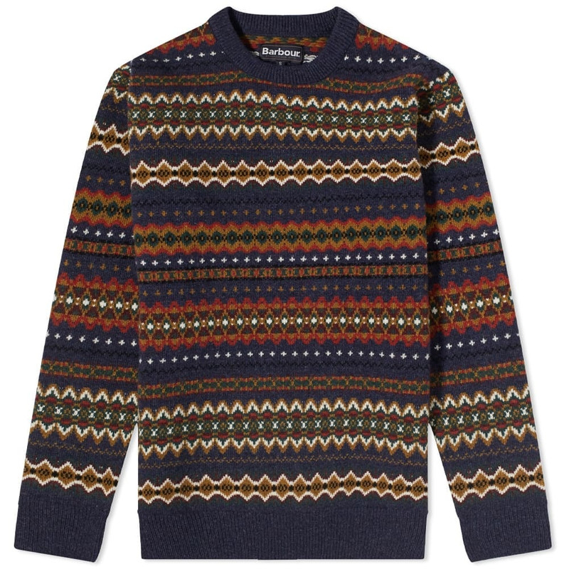 Barbour Case Fair Isle Crew Knit 1