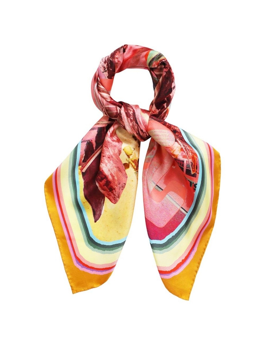 SILK SQUARE SCARF - 3