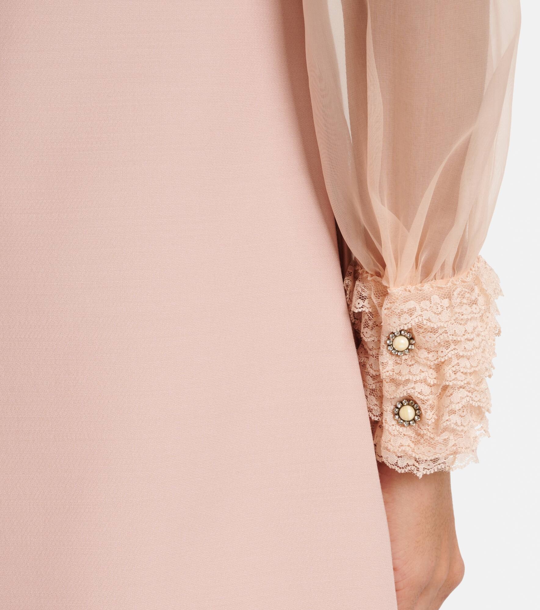 Crepe Couture embroidered minidress - 6
