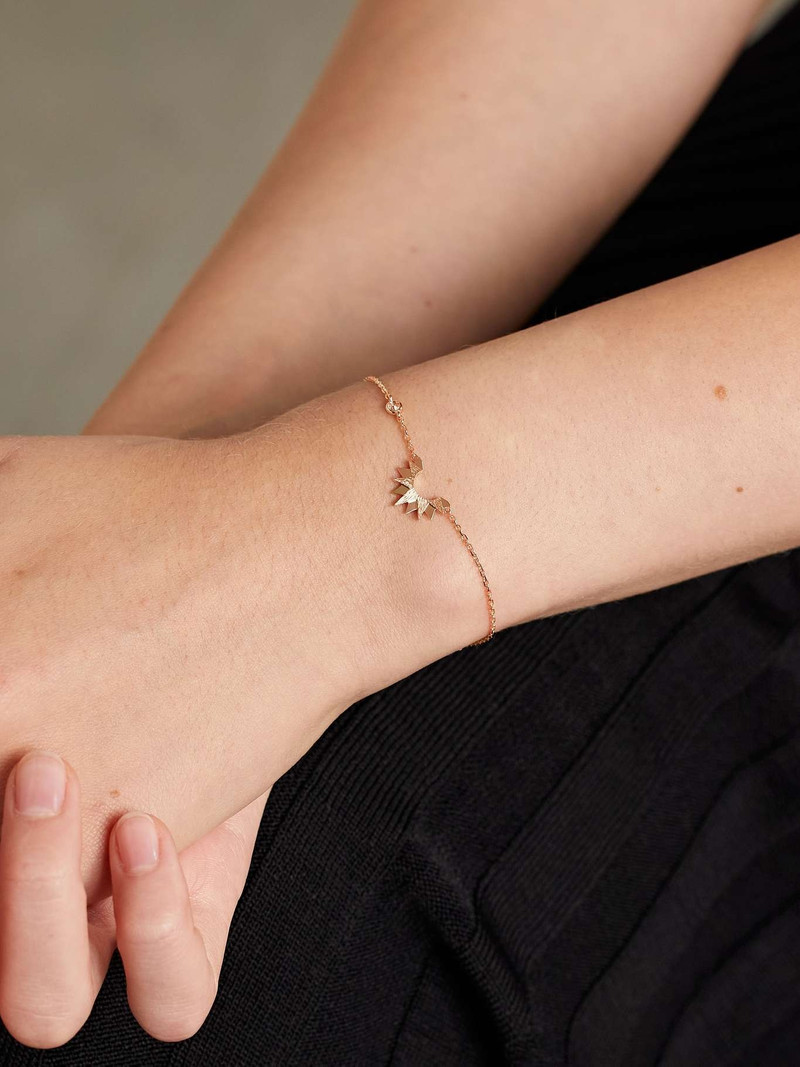 Piaget Sunlight 18-karat rose gold diamond bracelet outlook