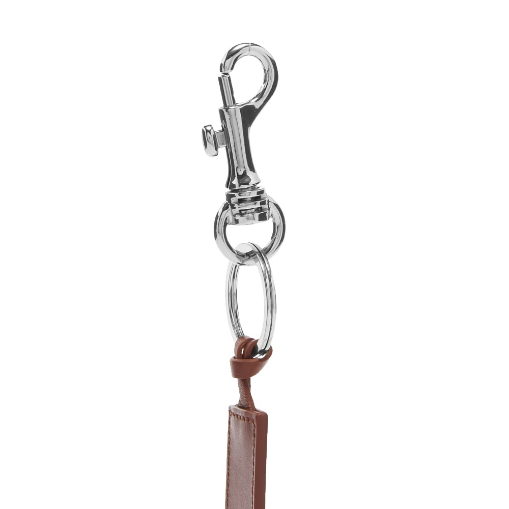 A.P.C. Leather Logo Keyring - 2