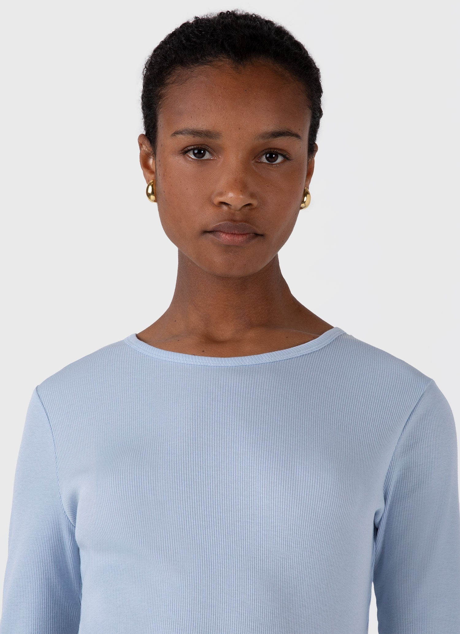 Long Sleeve Ribbed T‑shirt - 4