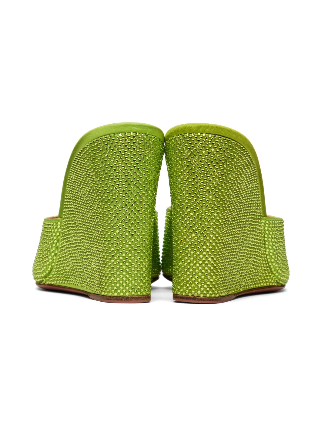 Green Lupita Wedge Sandals - 2