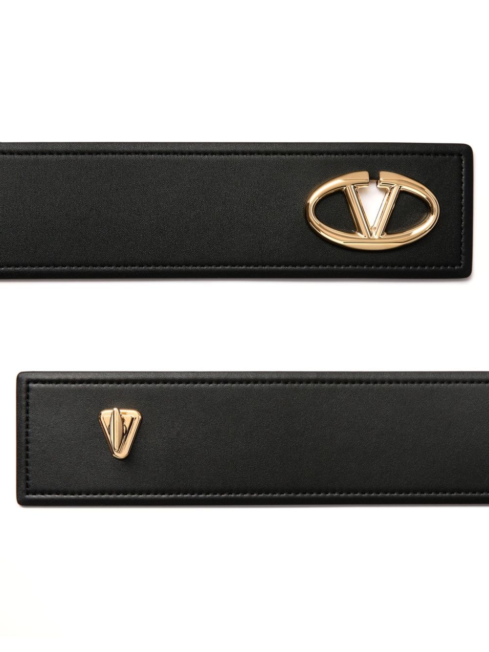 VLogo leather belt - 2