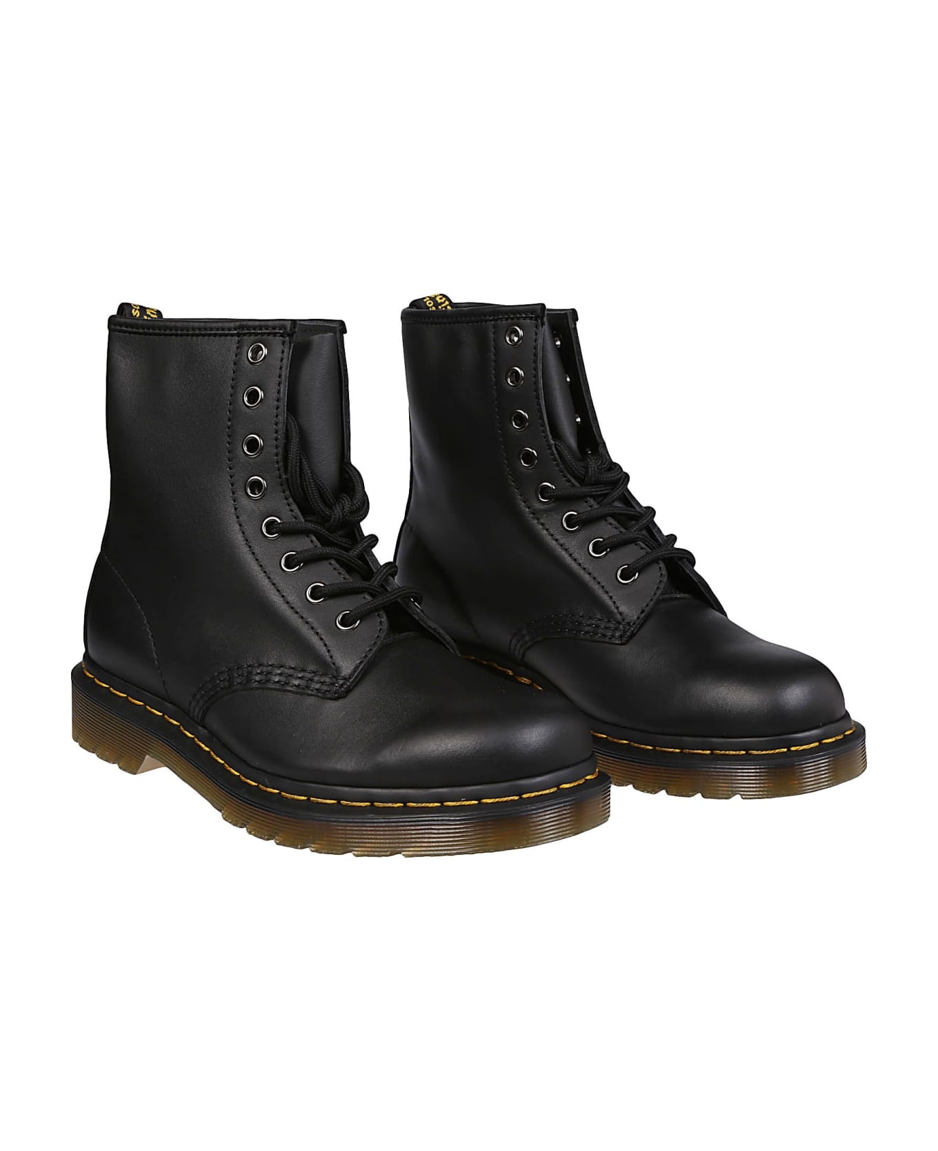 1460 Black Leather Boots - 5