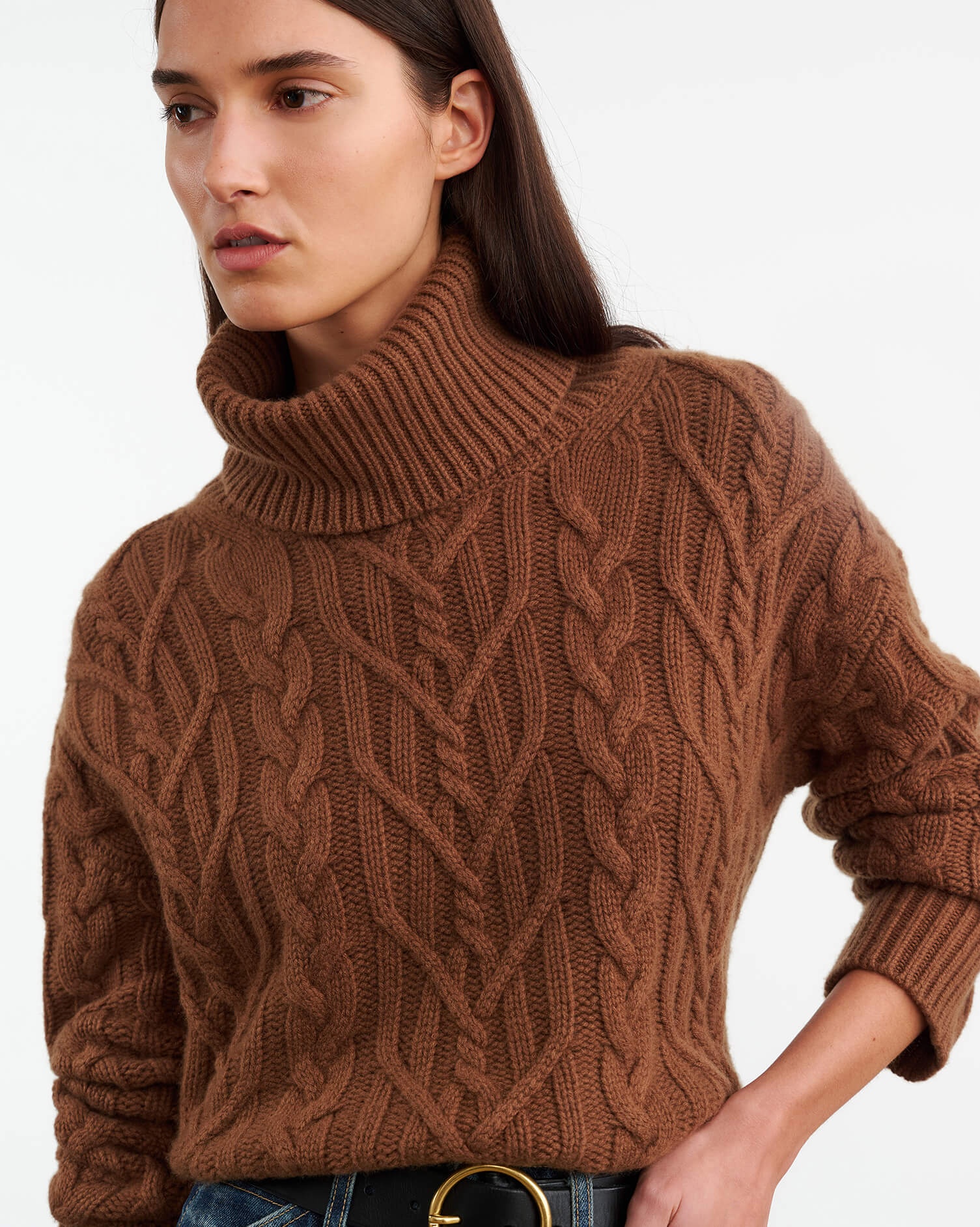 GIGI CASHMERE TURTLENECK SWEATER - 3