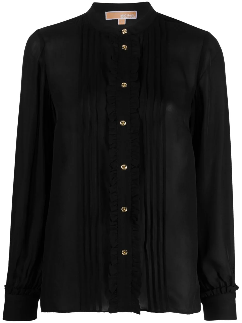 ruffled buttoned shirt - 1