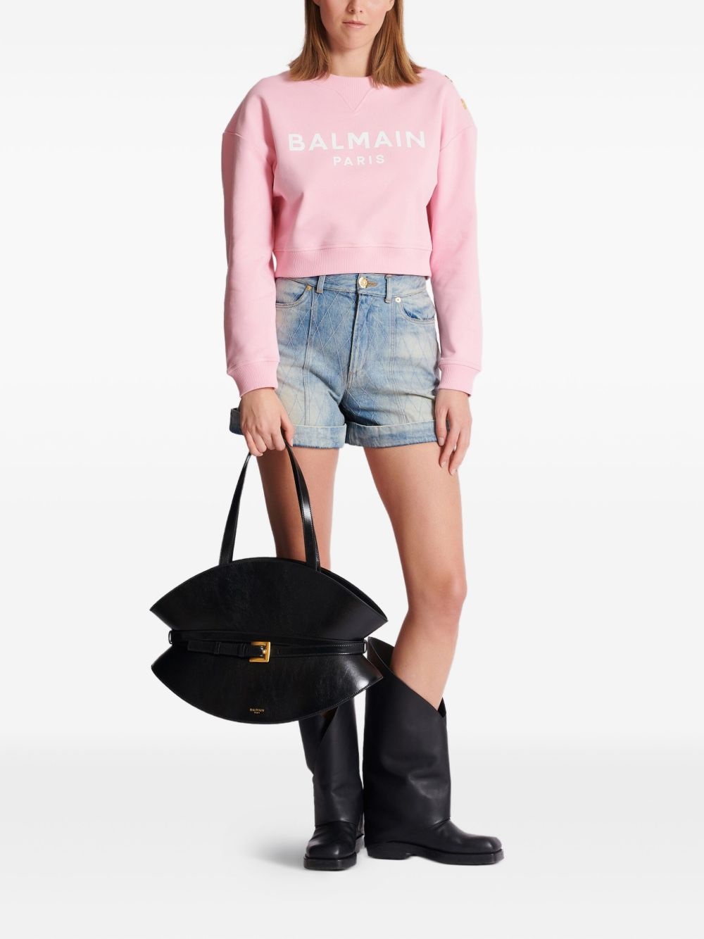 Balmain Paris-print sweatshirt - 2
