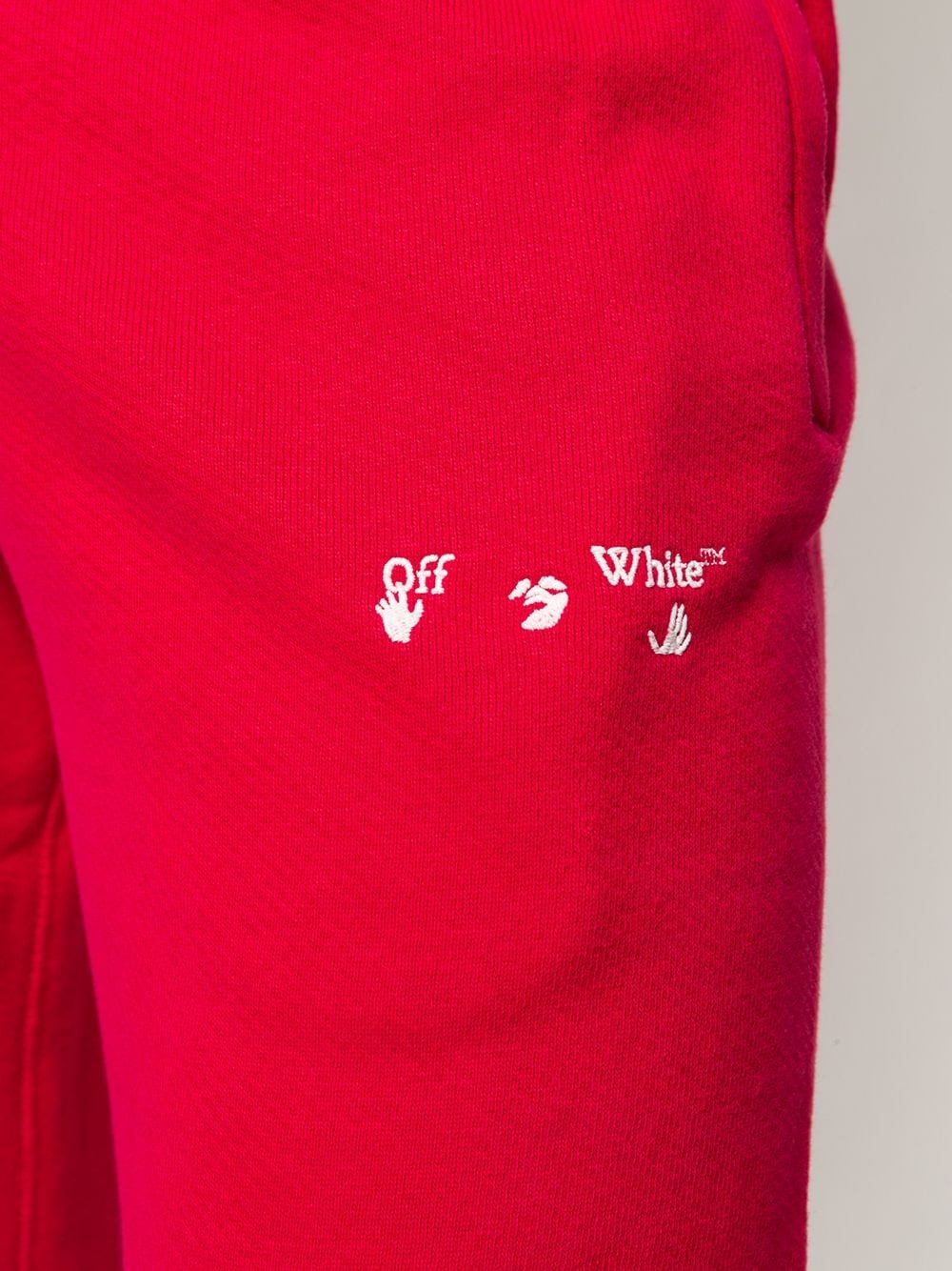 embroidered logo track pants - 5