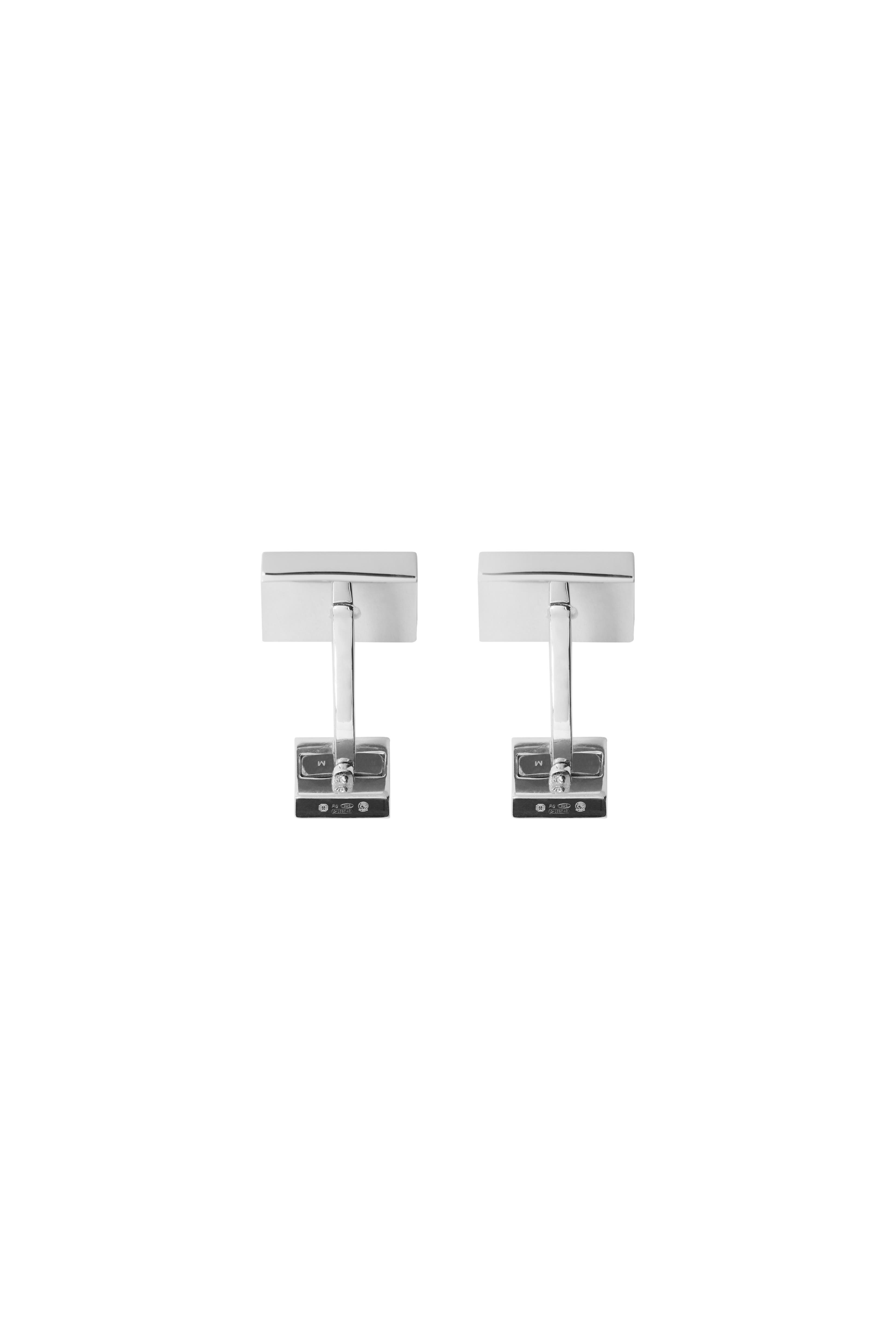 burberry Check Prism Cufflinks in Silver at Nordstrom - 3