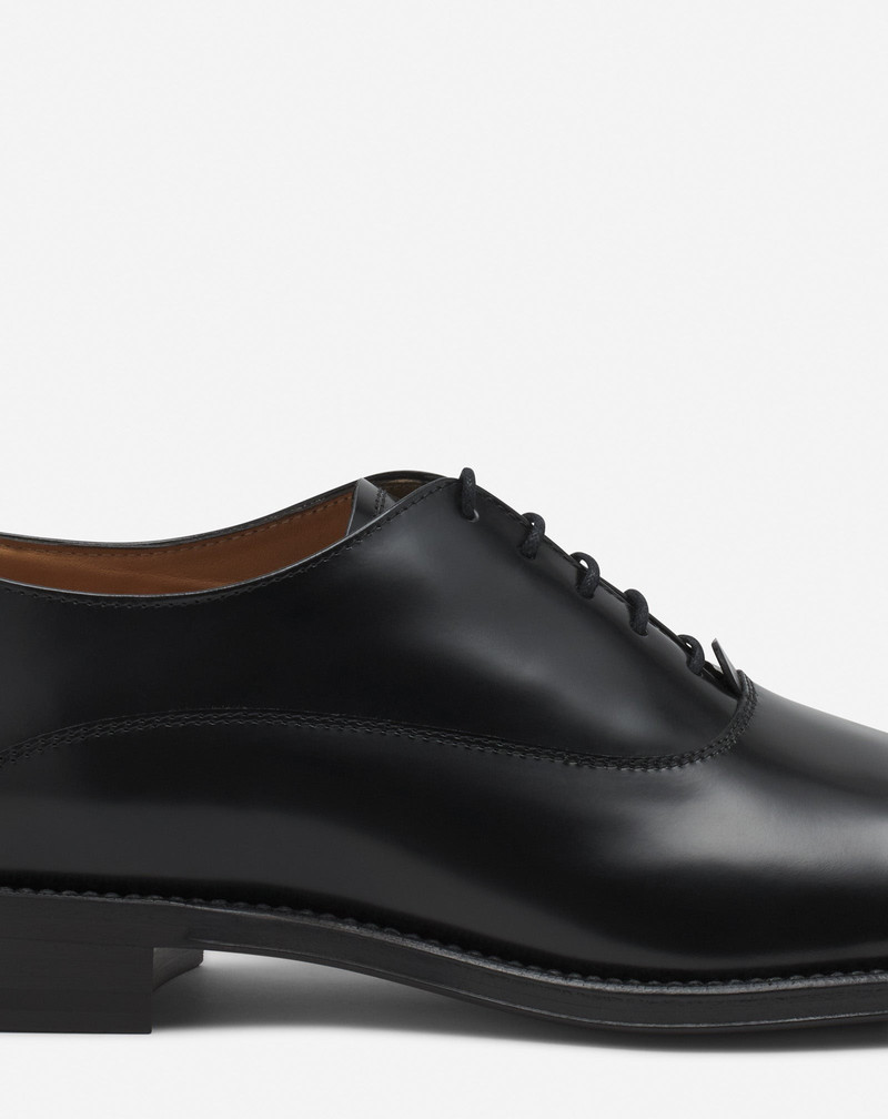 LANVIN SIGNATURE LEATHER OXFORD SHOES 6