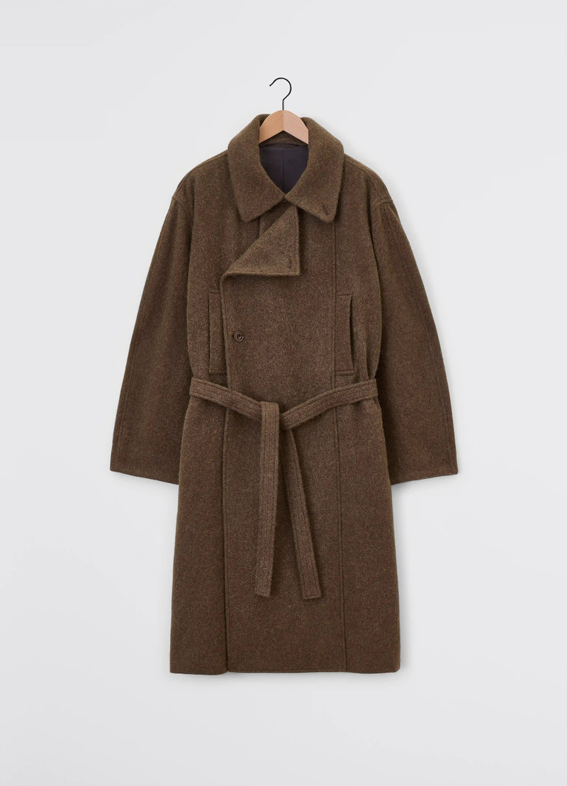 Lemaire ASYMMETRICAL BATHROBE COAT | REVERSIBLE