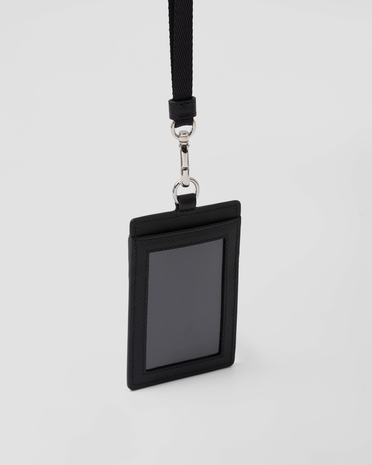 Saffiano leather badge holder - 3