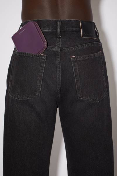 Acne Studios Zippered wallet - Violet purple outlook