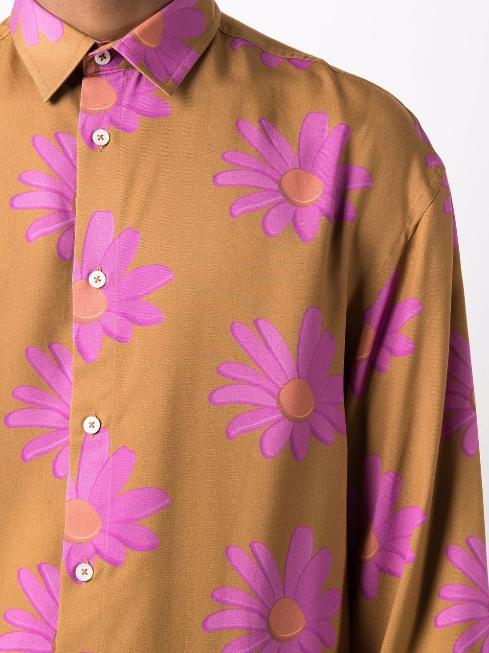 3D floral-print shirt - 5