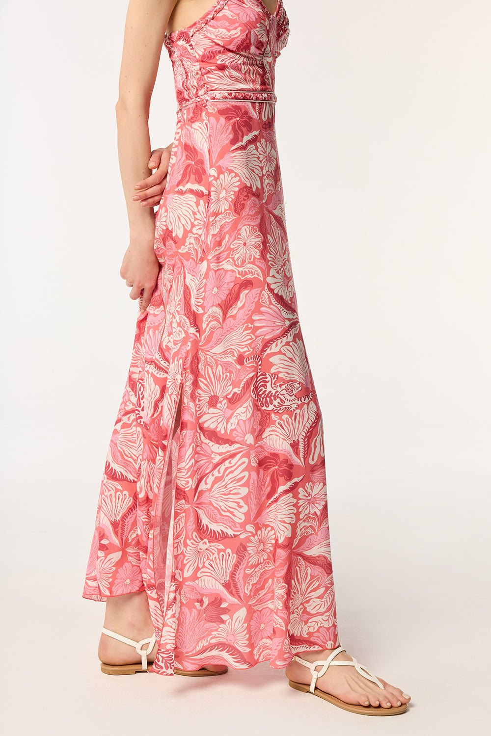 Long Dress Cara - Pink Tiger Lily - 3