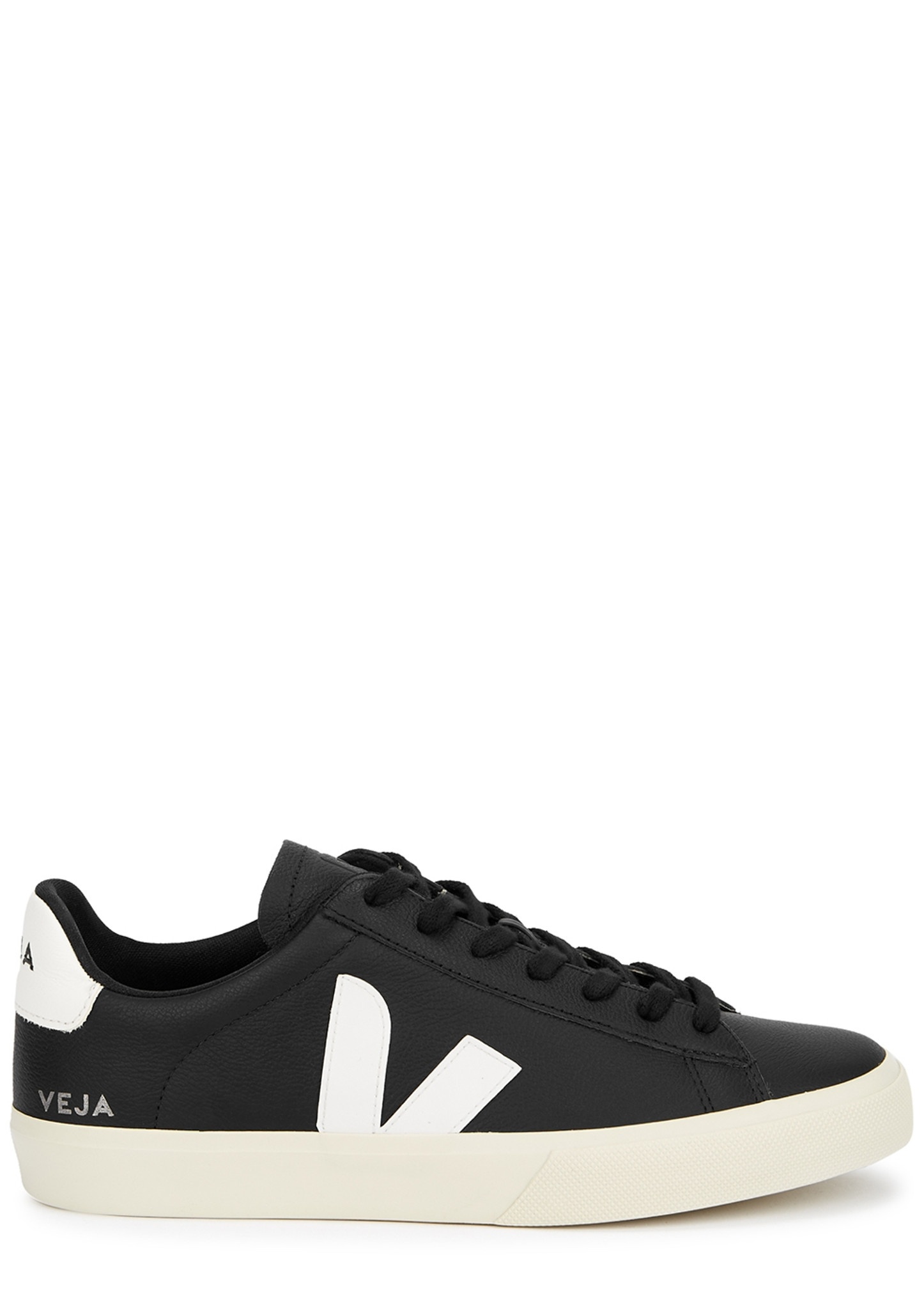 Campo black leather sneaker - 1