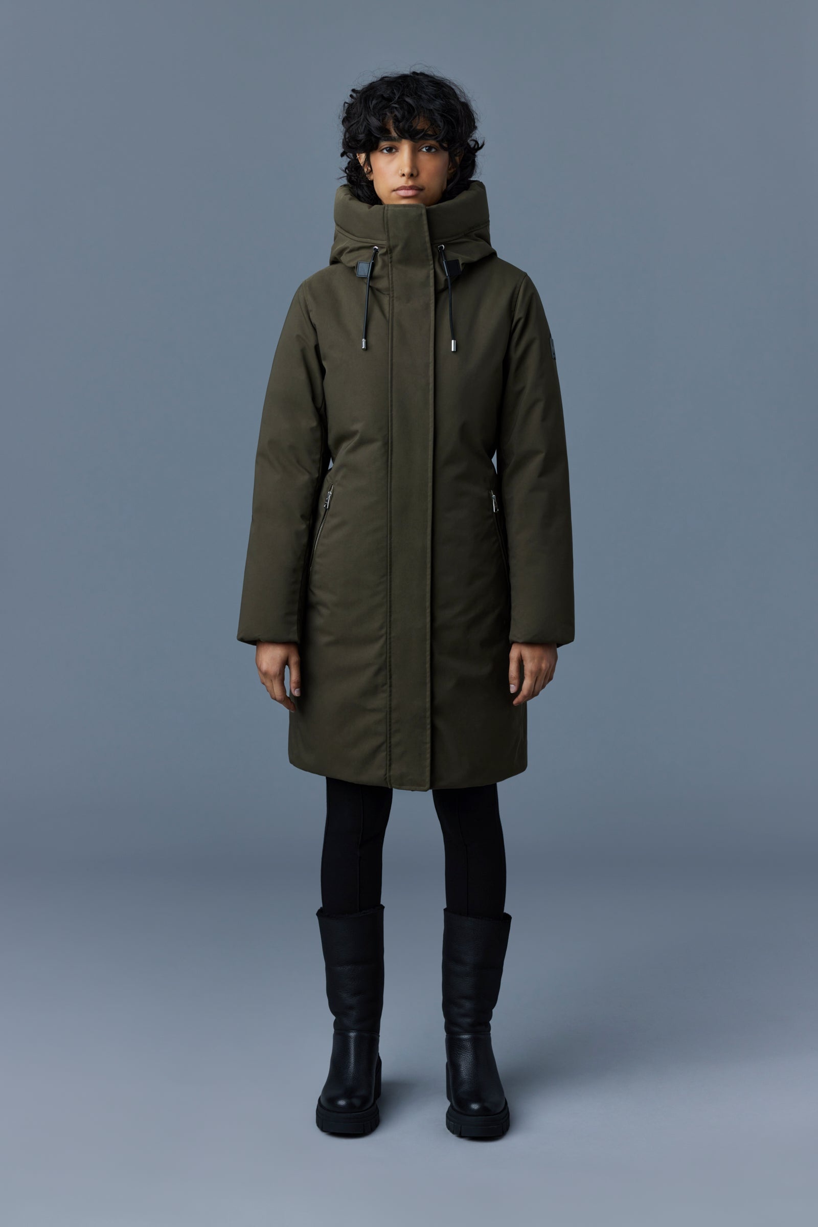 SHILOH 2-in-1 fitted down coat with removable bib - 2