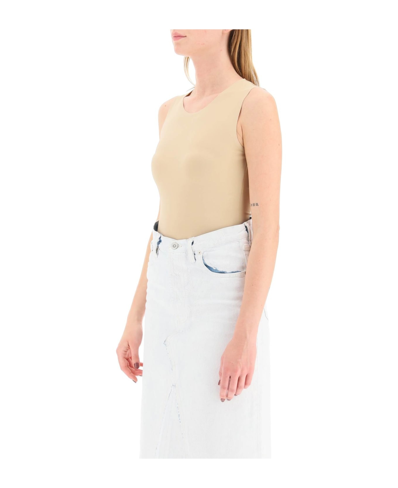 Stretch Viscose Bodysuit - 4