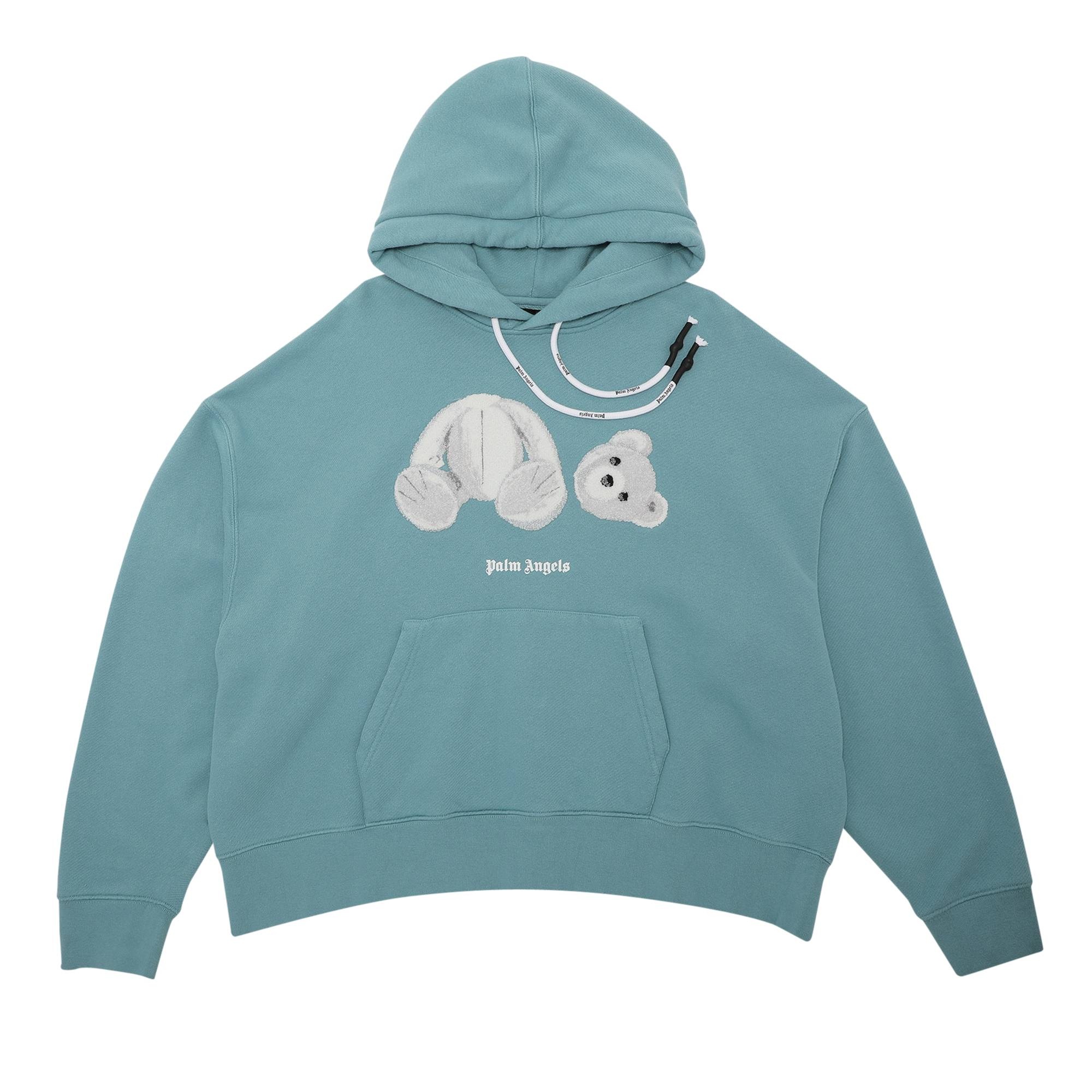 Palm Angels Ice Bear Hoodie 'Aquamarine' - 1