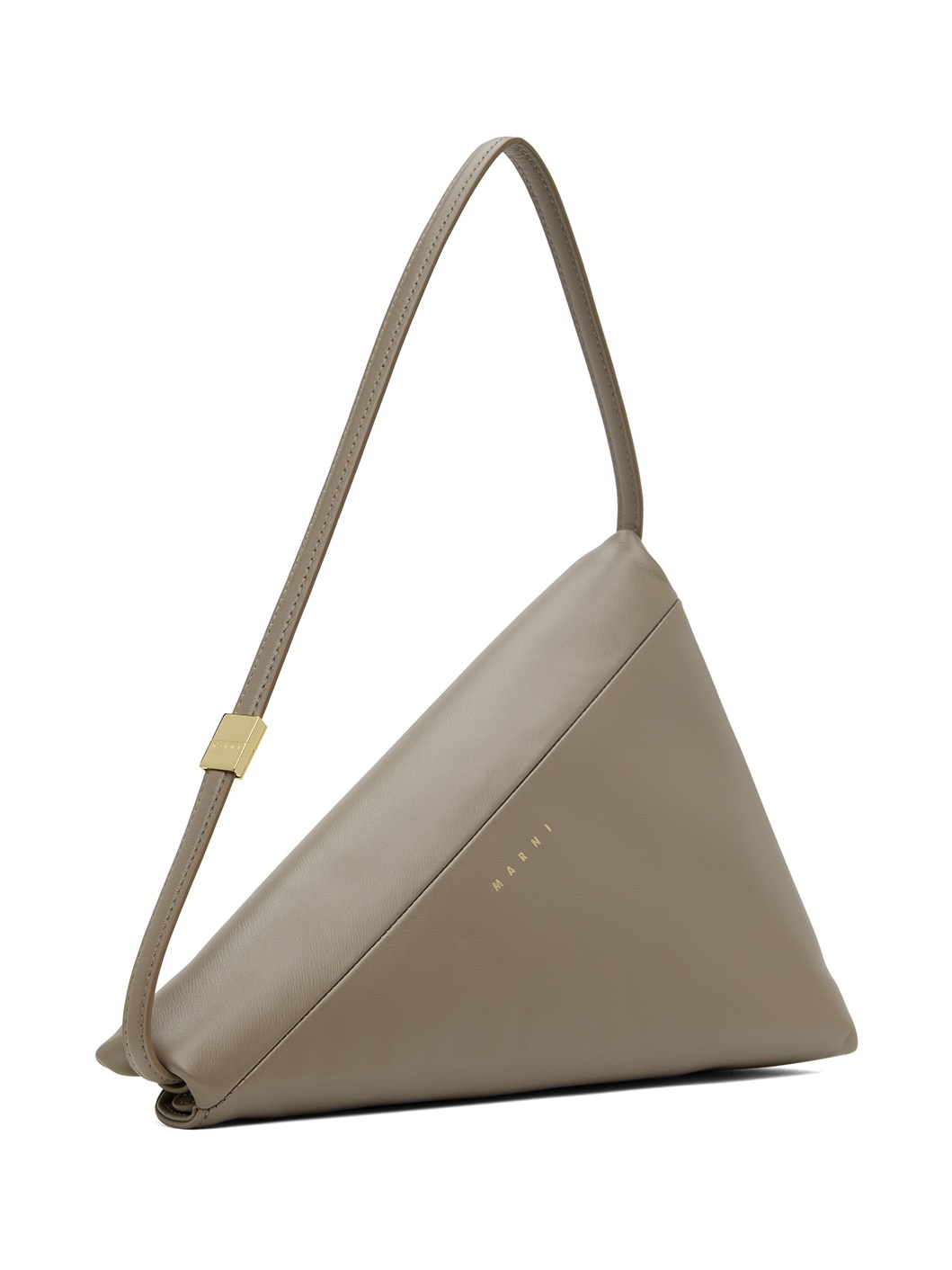 Taupe Prisma Triangle Bag - 3