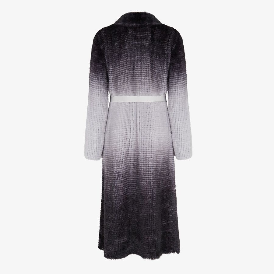 Gray mink coat - 2