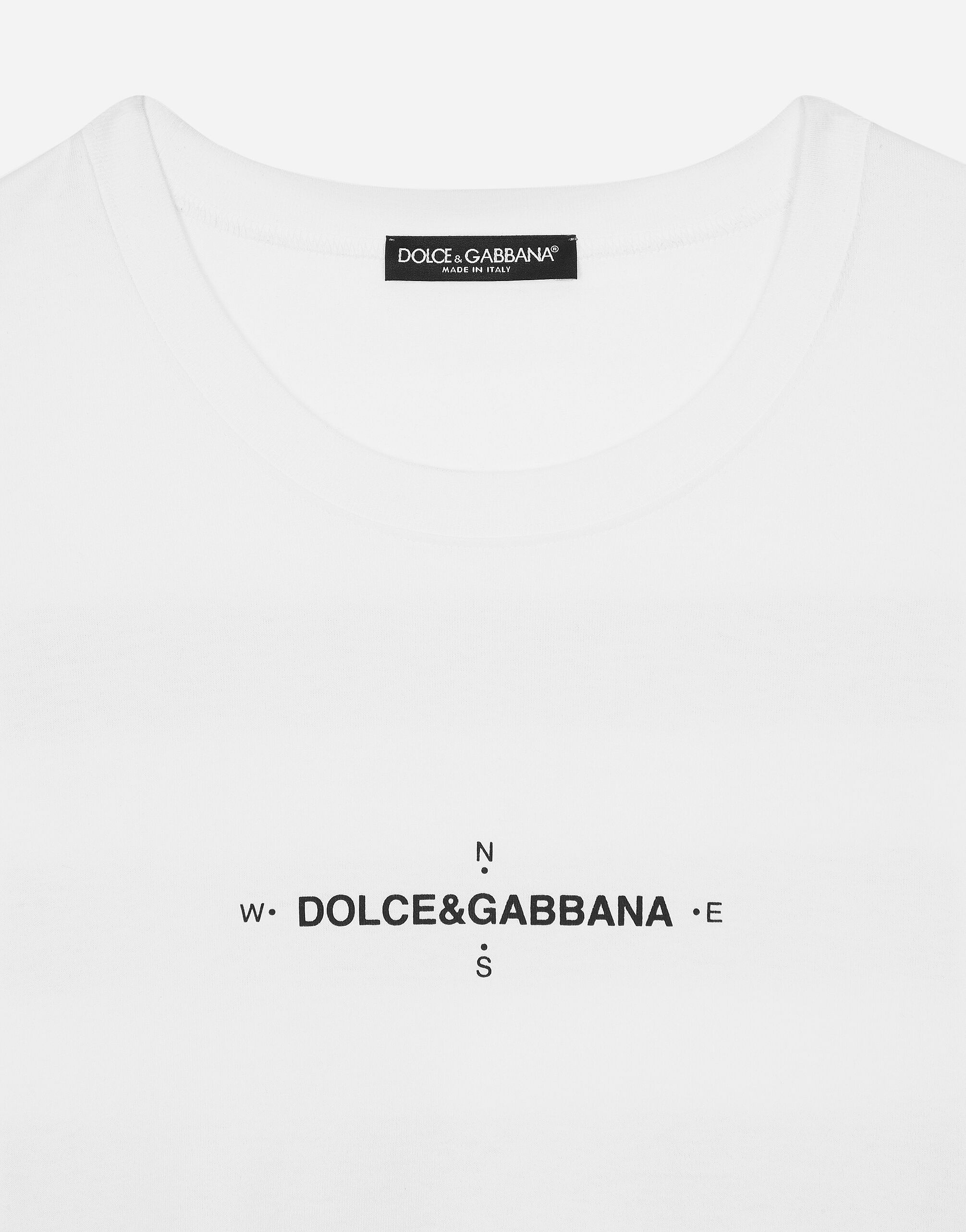 Short-sleeved Marina-print T-shirt - 3