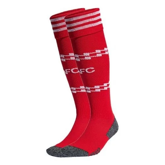 adidas Stripe Alphabet Soccer/Football Sports Socks Arsenal One Pair Red H35910 - 1