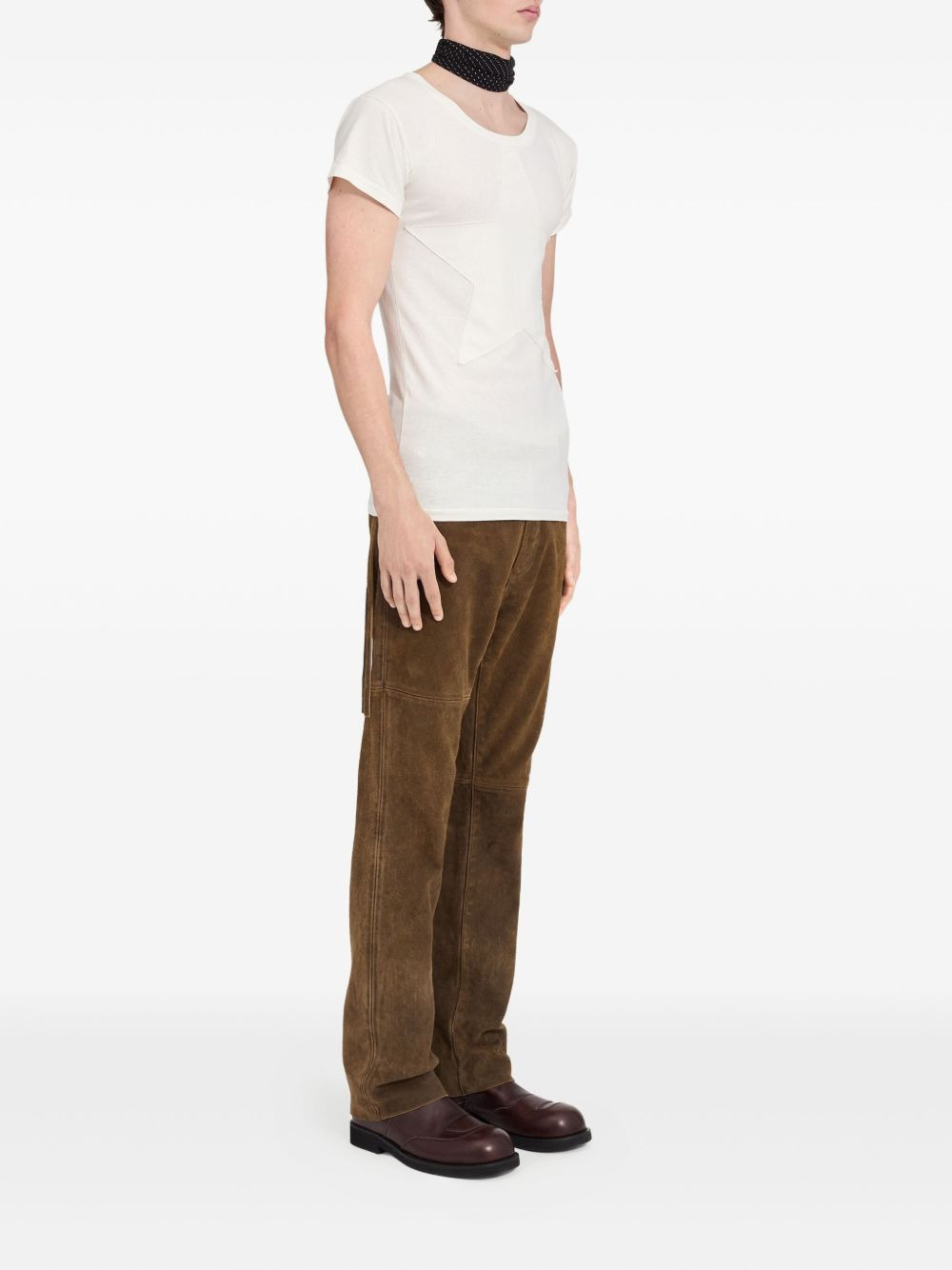 star-applique T-shirt - 3