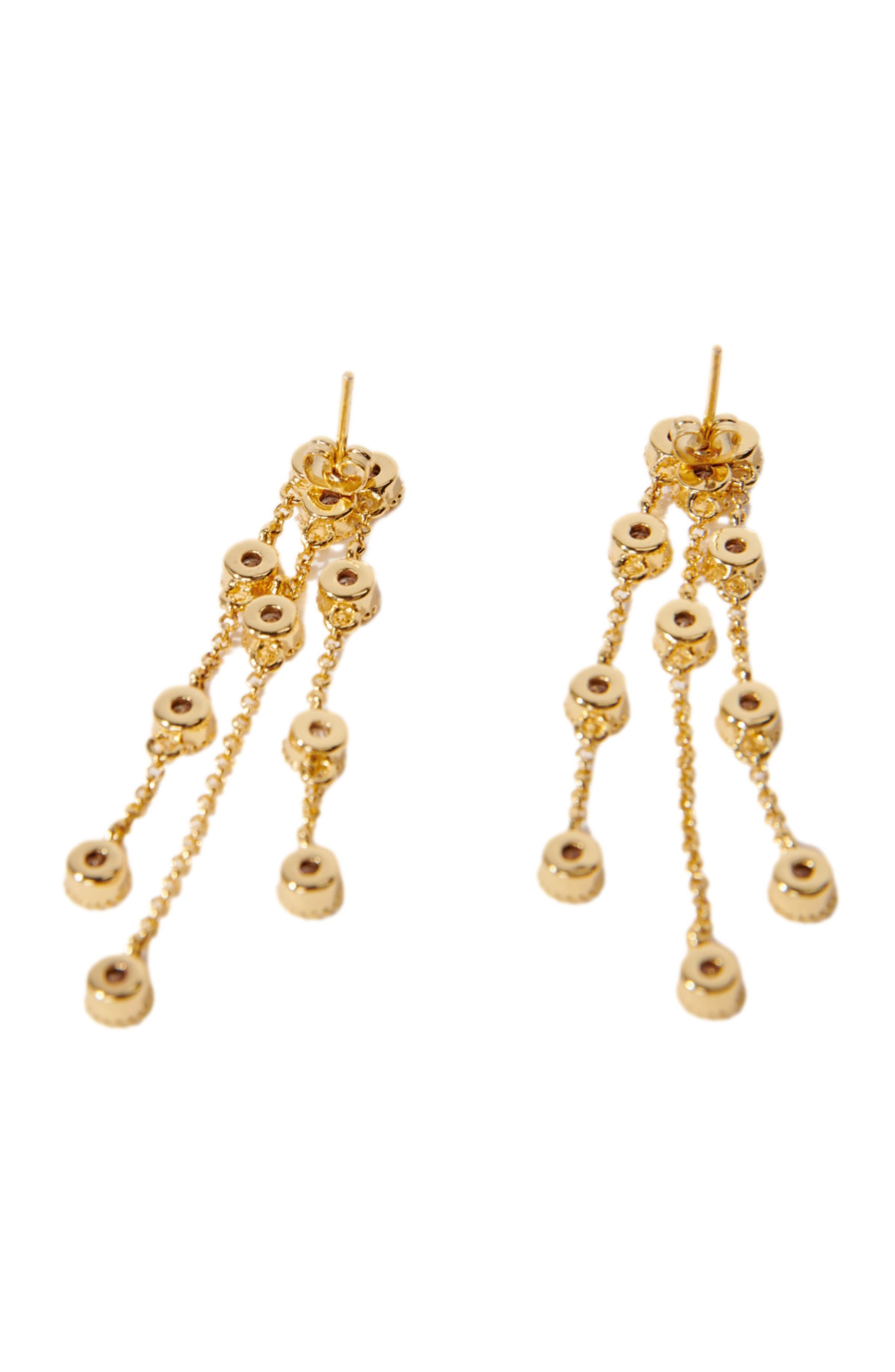 maje Gold-plated recycled brass earrings at Nordstrom - 4
