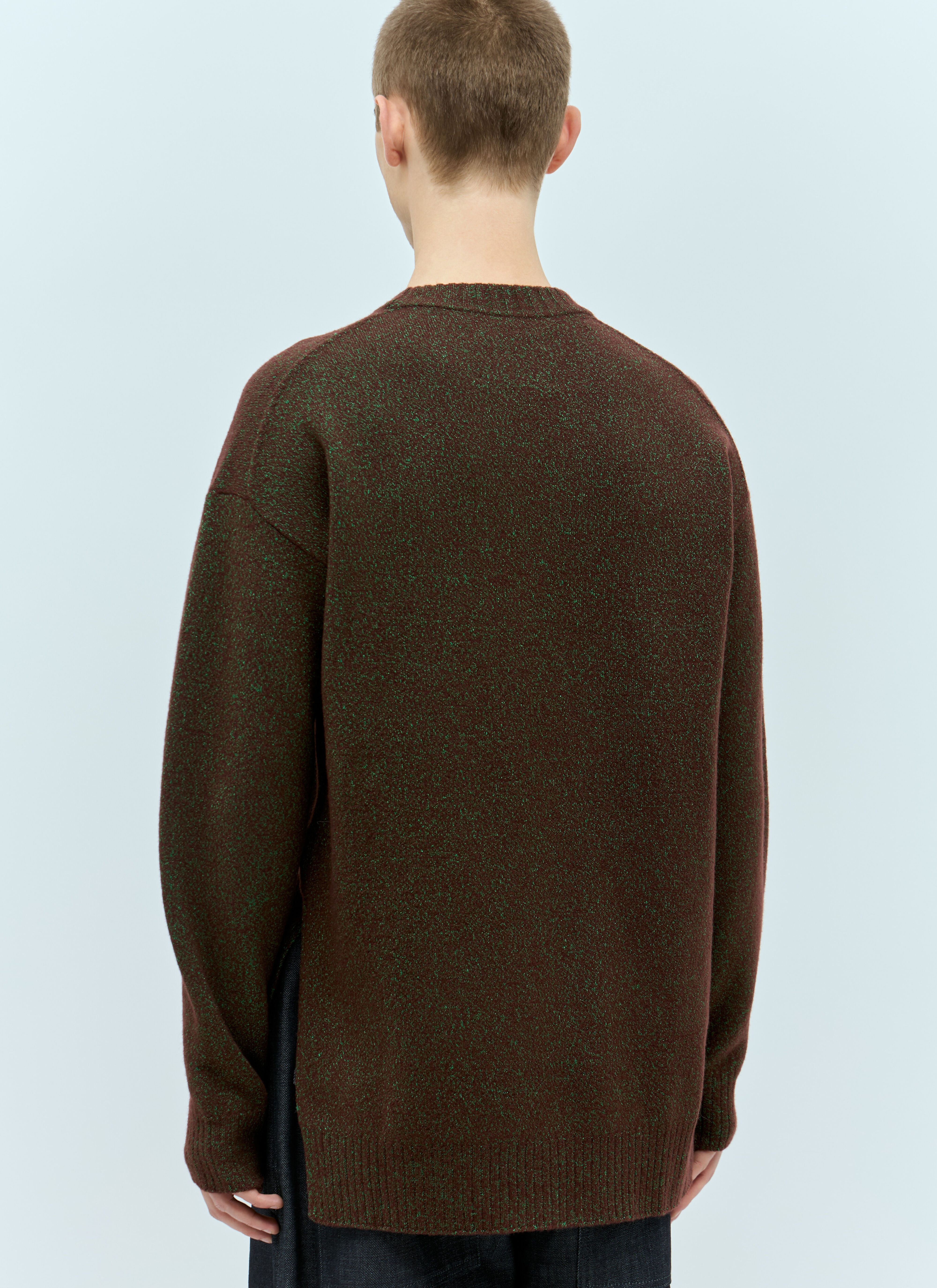 Oversized Wool-Blend Sweater - 4
