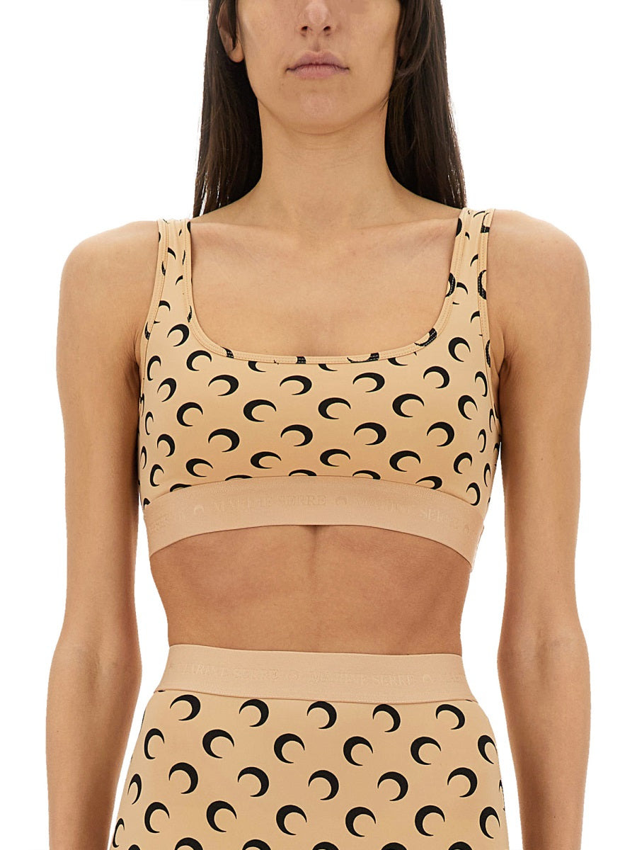 Marine Serre Women "Moon" Sports Bra Top - 4