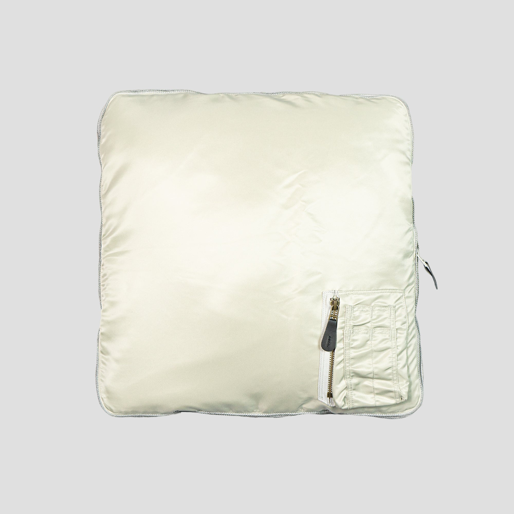 MA-1 NYLON x CRACK LEATHER SHAM BOMBER JACKETS - 4