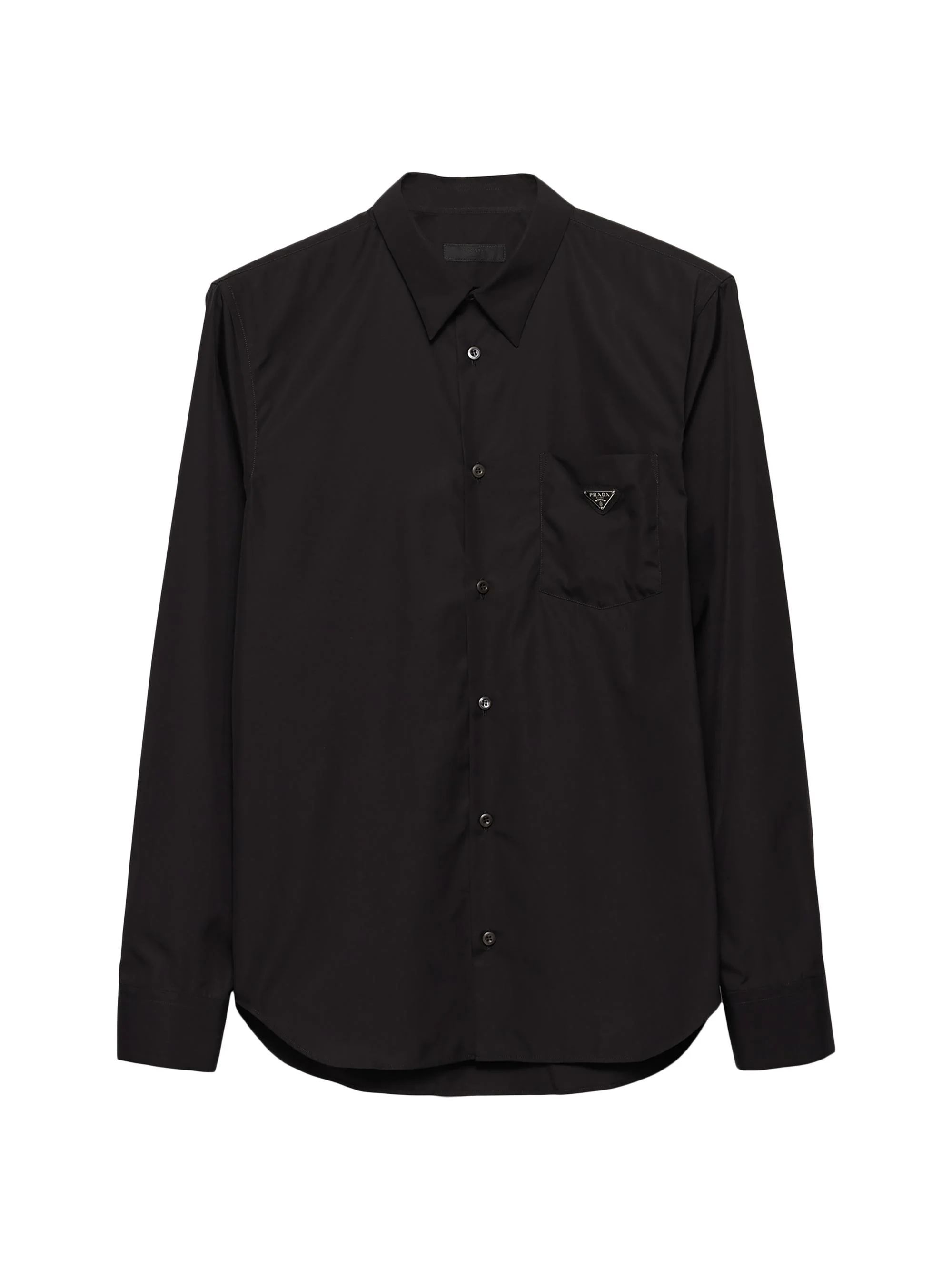 Men's Cotton Shirt - Black - 1