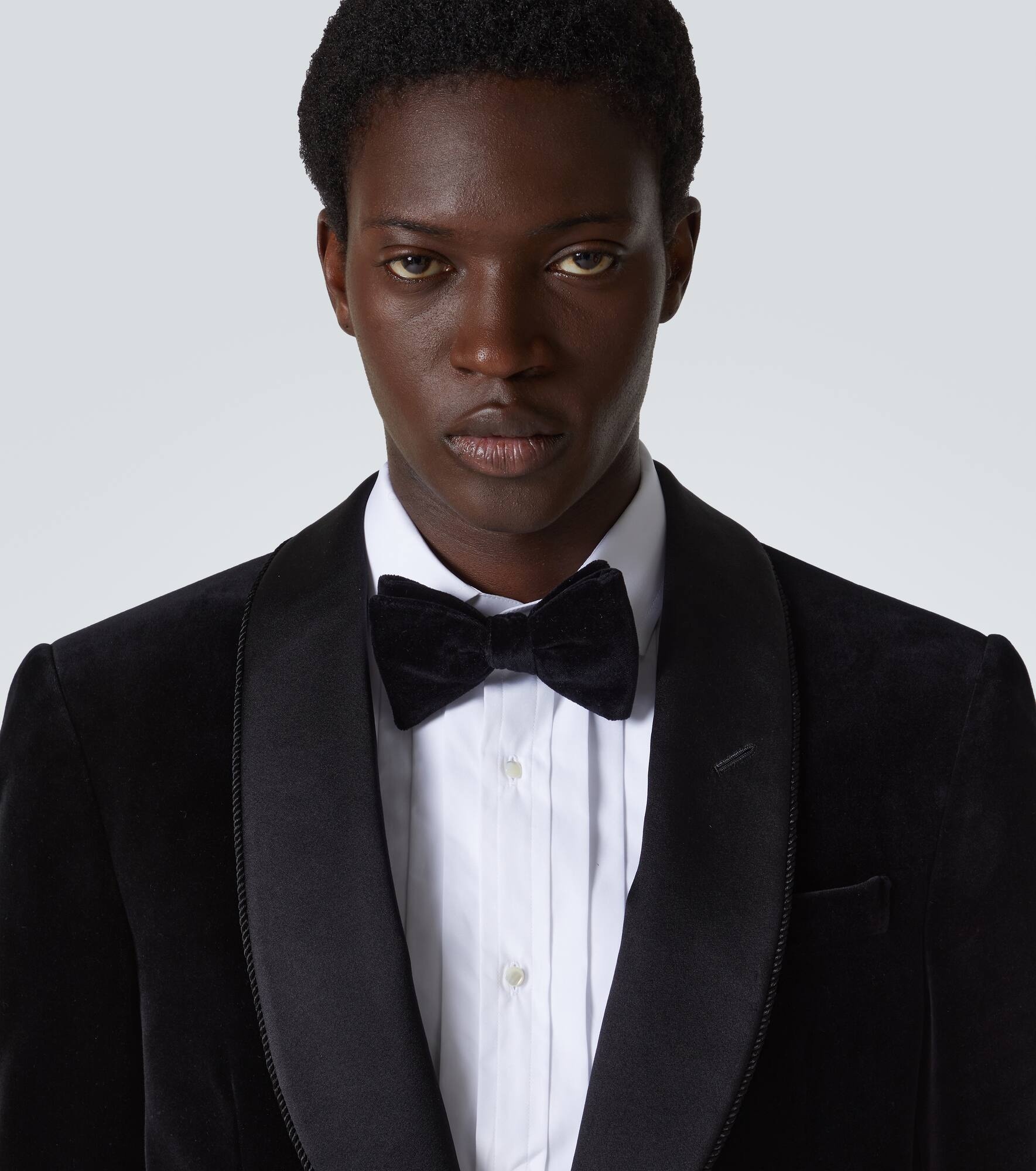 Cotton velvet bow tie - 2